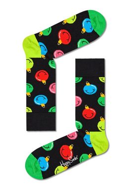 Happy Socks Freizeitsocken Happy Socks TIME FOR HOLIDAY GIFT SET 3PACK XTFH084300 Mehrfarbig