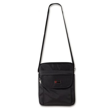 BAG STREET Umhängetasche Bag Street Damen Herren Umhängetasche, Umhängetasche, Flugbegleiter Polyester, schwarz ca. 22cm x ca. 27cm