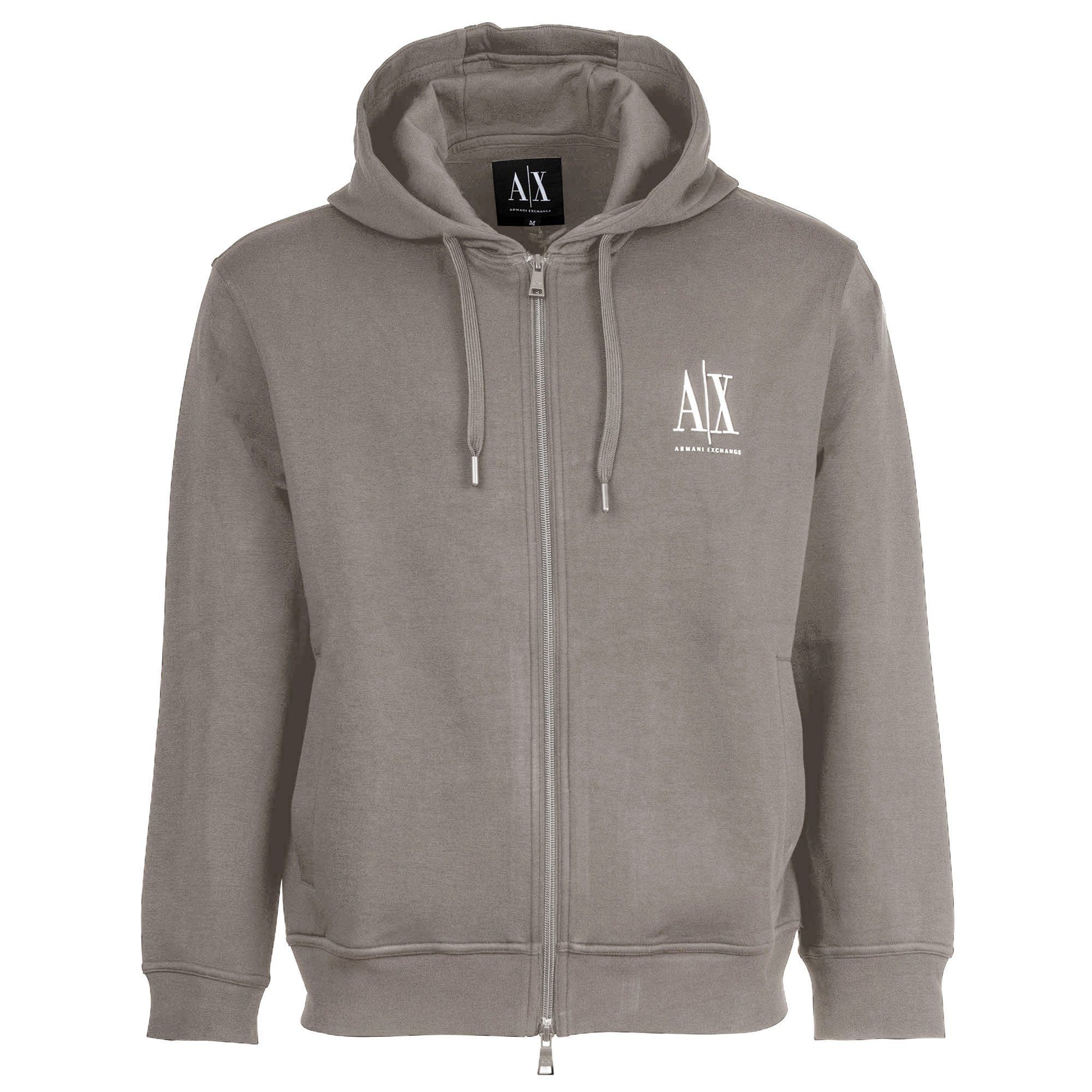 ARMANI EXCHANGE Sweatshirt Herren Sweatjacke 1er Pack Baumwolle (Packung, 1er Pack)