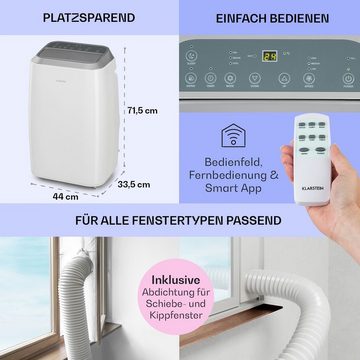 Klarstein Klimagerät Iceblock Prosmart, Klimagerät mobil Air Conditioner Kühlgerät Luftkühler