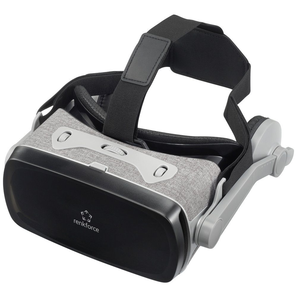 Renkforce RF-VRG-300 Virtual Reality Brille Schwarz-Grau Virtual-Reality-Brille