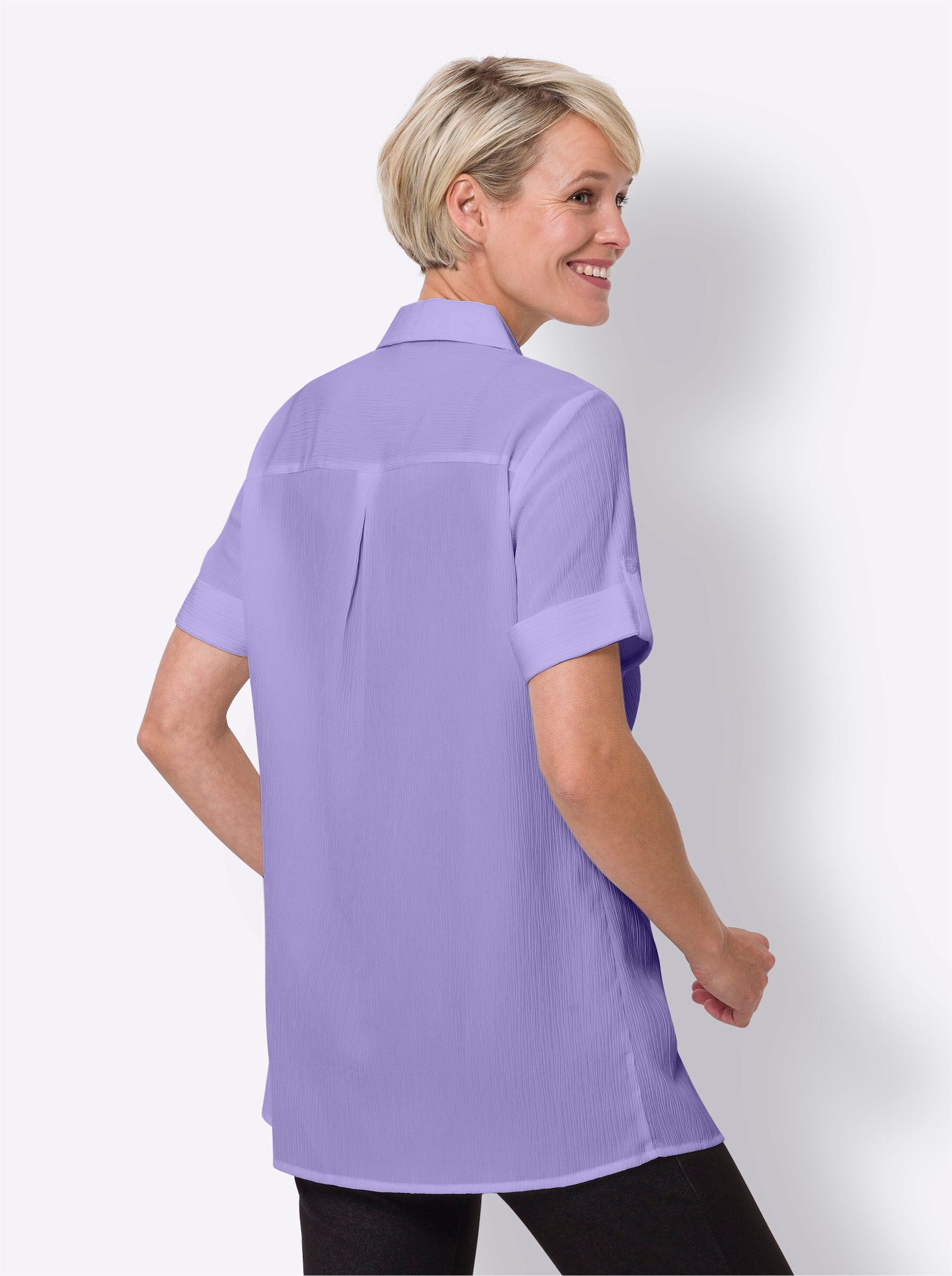 Sieh an! Klassische Bluse Longbluse günstig online kaufen