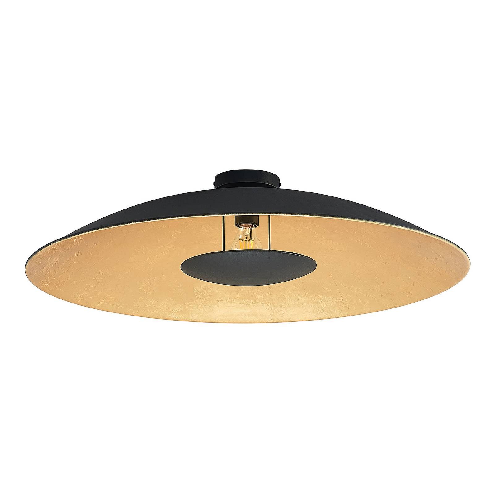 Lindby Deckenleuchten Narisara, Metall, Schwarz IP20, 1 x 60 W