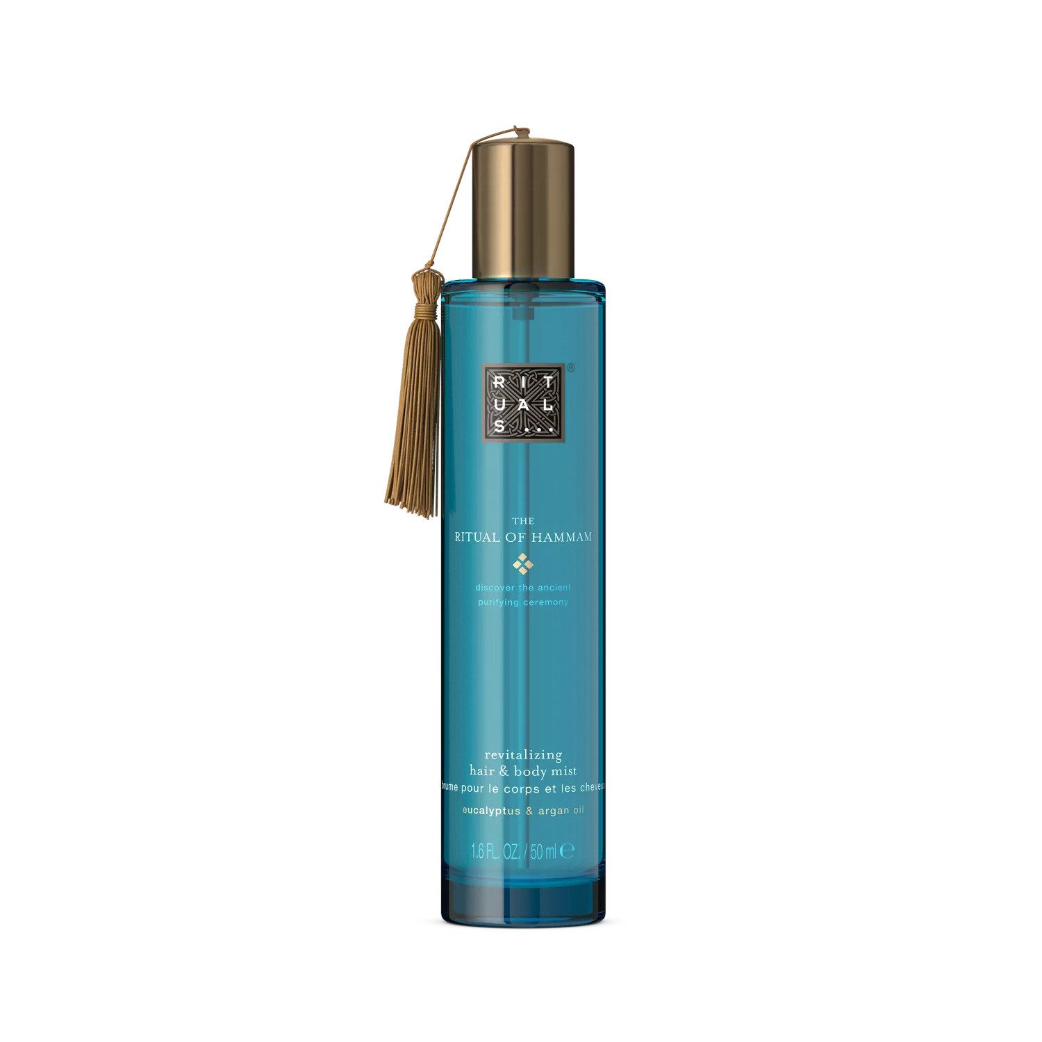 Rituals Körperspray Rituals The Ritual Of Hammam Hair & Body Mist 50 ml, 1-tlg., Revitalisierendes Hair & Body Mist aus der Hammam-Kollektion