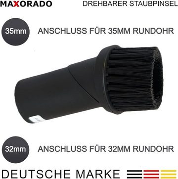 Maxorado Möbelpinsel 35mm Staubpinsel Staubsauger Düse für Miele Kärcher Bosch Möbelpinsel, Zubehör für Staubsauger wie Miele, Kärcher, Siemens, Einhell, (1-tlg), flexibel