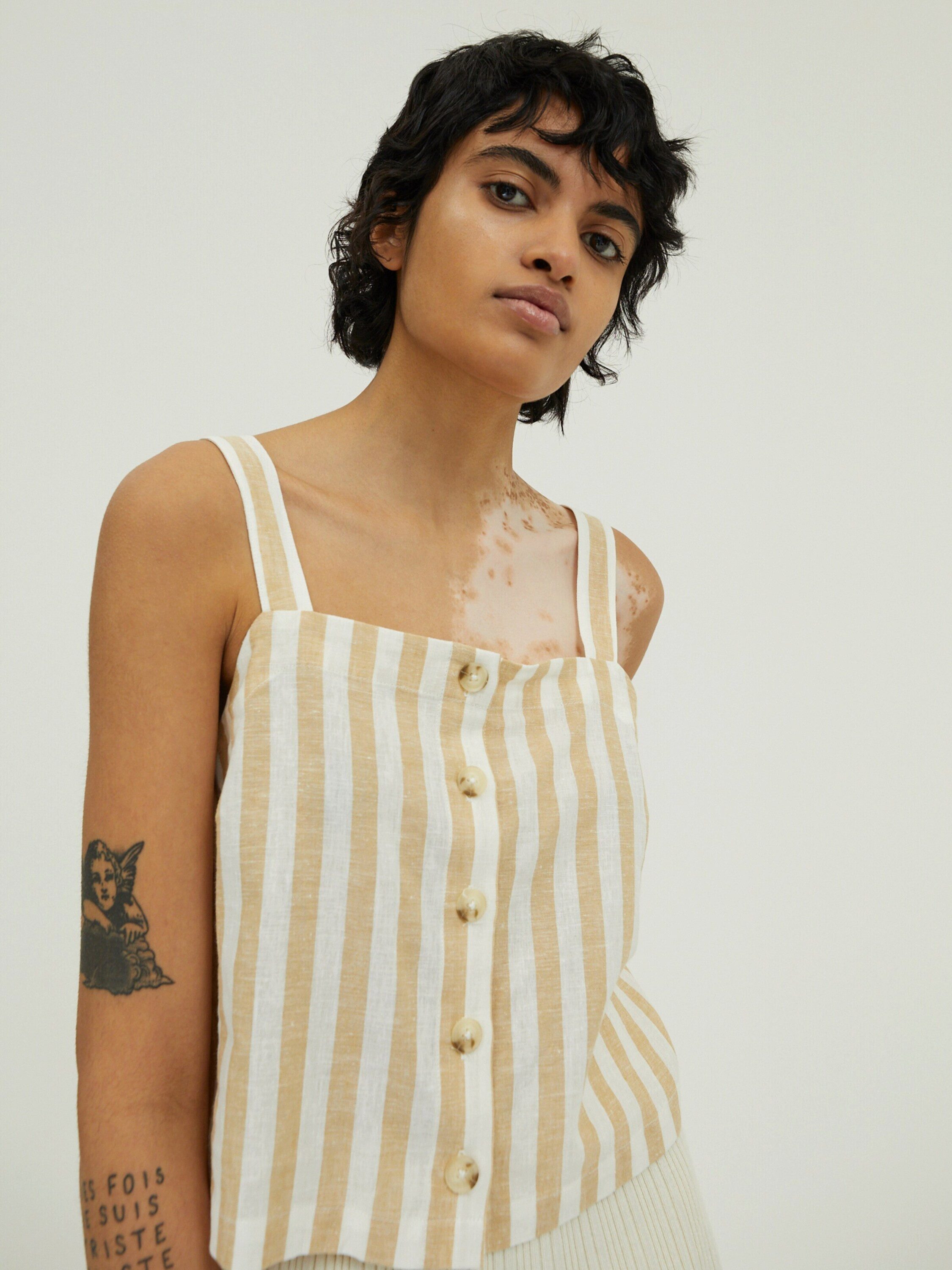 EDITED Spaghettitop Elva (1-tlg) Plain/ohne Details günstig online kaufen