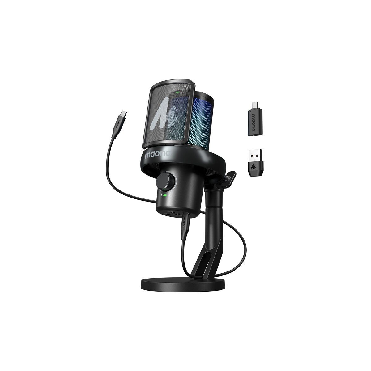 Maono Streaming-Mikrofon Maono DM40 Pro USB Mikrofon für Streaming & Podcast