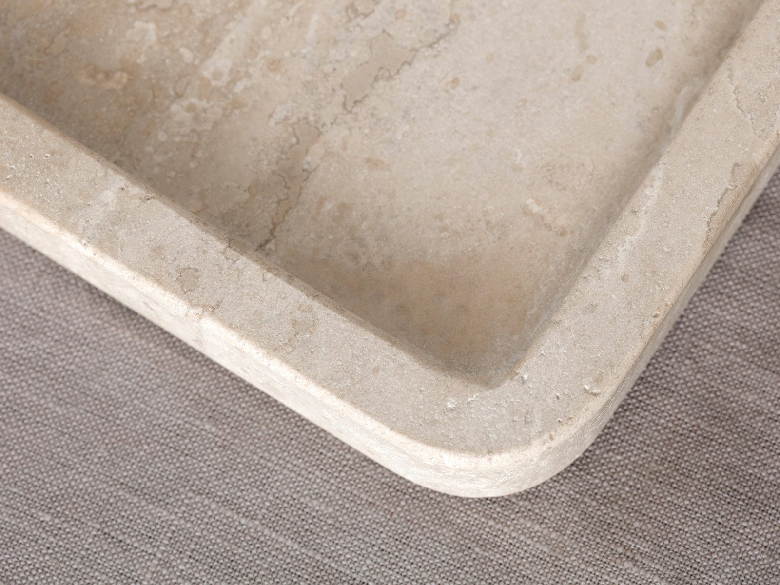 Villeroy & Boch Servierplatte Manufacture Travertine Servierplatte 40,5x28cm, Steingut, (Platten) – Bild 4 von 5