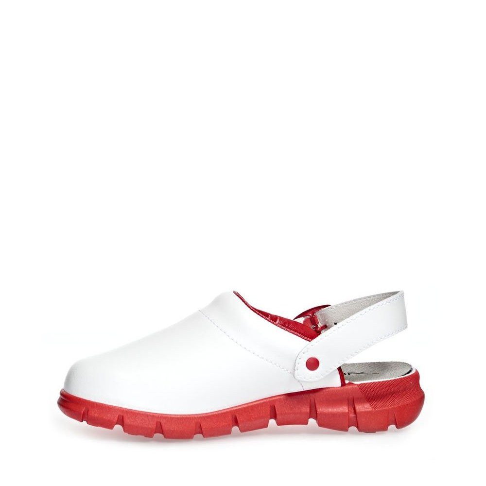 Abeba Dynamic Berufsschuhe Clog – Glattleder Mit Aufdruck OB A E Src Berufsschuh