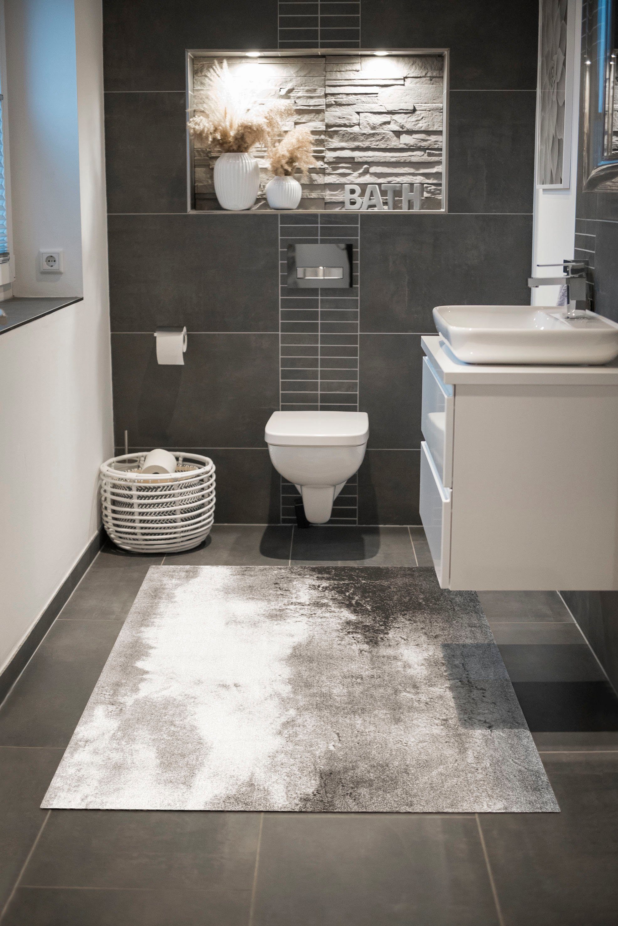 wash+dry by Kleen-Tex Teppich Aura, rechteckig, günstig online kaufen