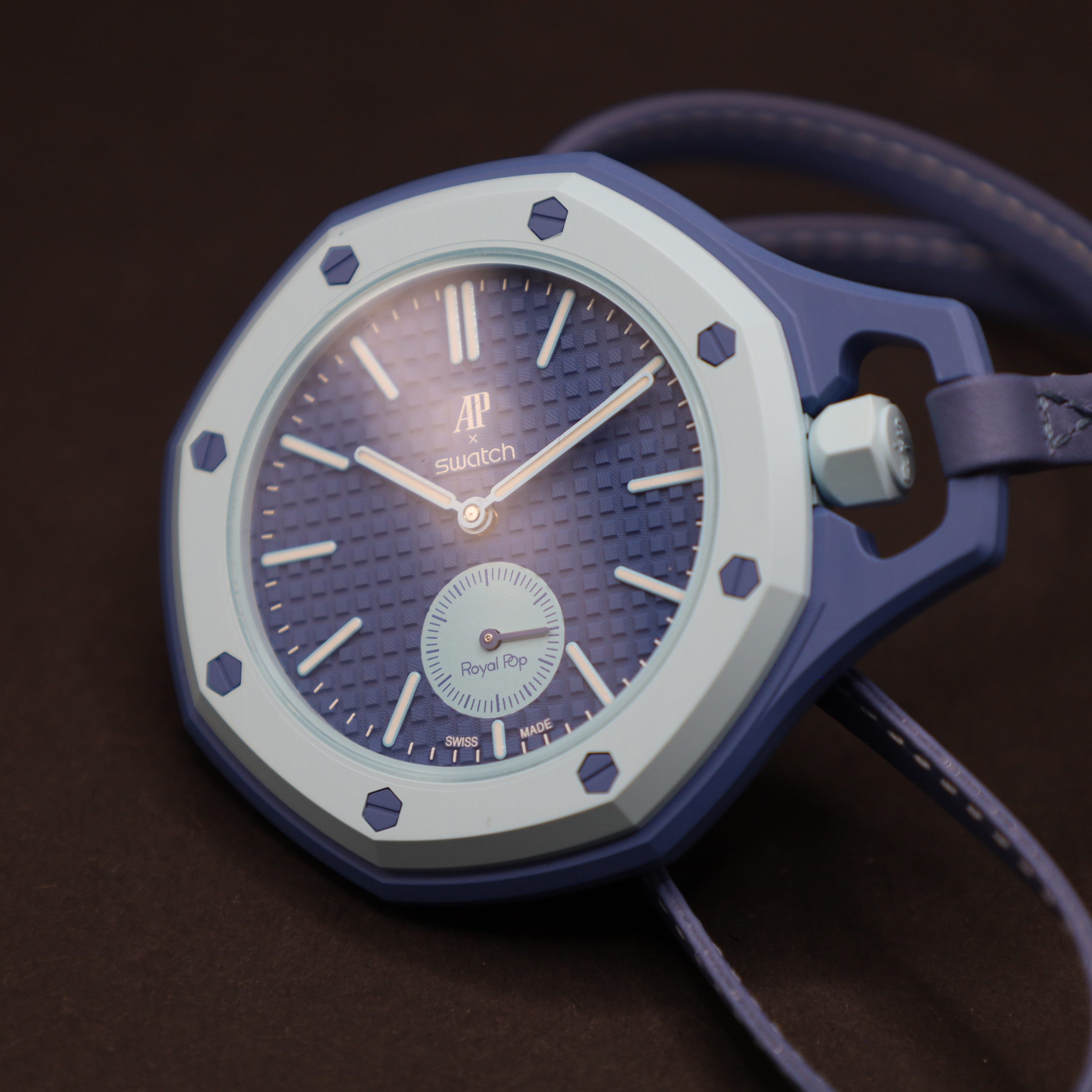 Swatch Mechanische Uhr Audemars Piguet x Swatch Royal Pop LAN BA 40mm, (1-tlg)