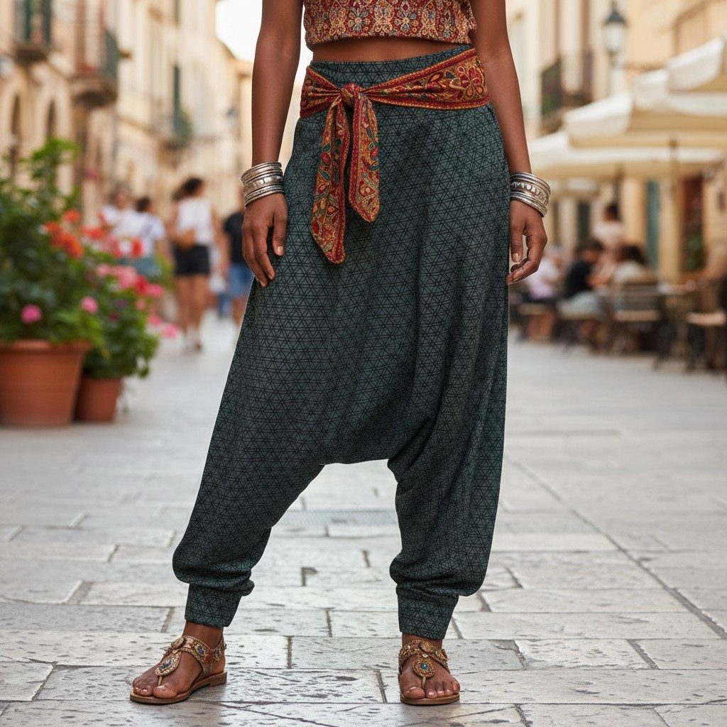 Guru-Shop Relaxhose Afghani Hose, Haremshose, Pluderhose, Pumphose,.. Ethno günstig online kaufen