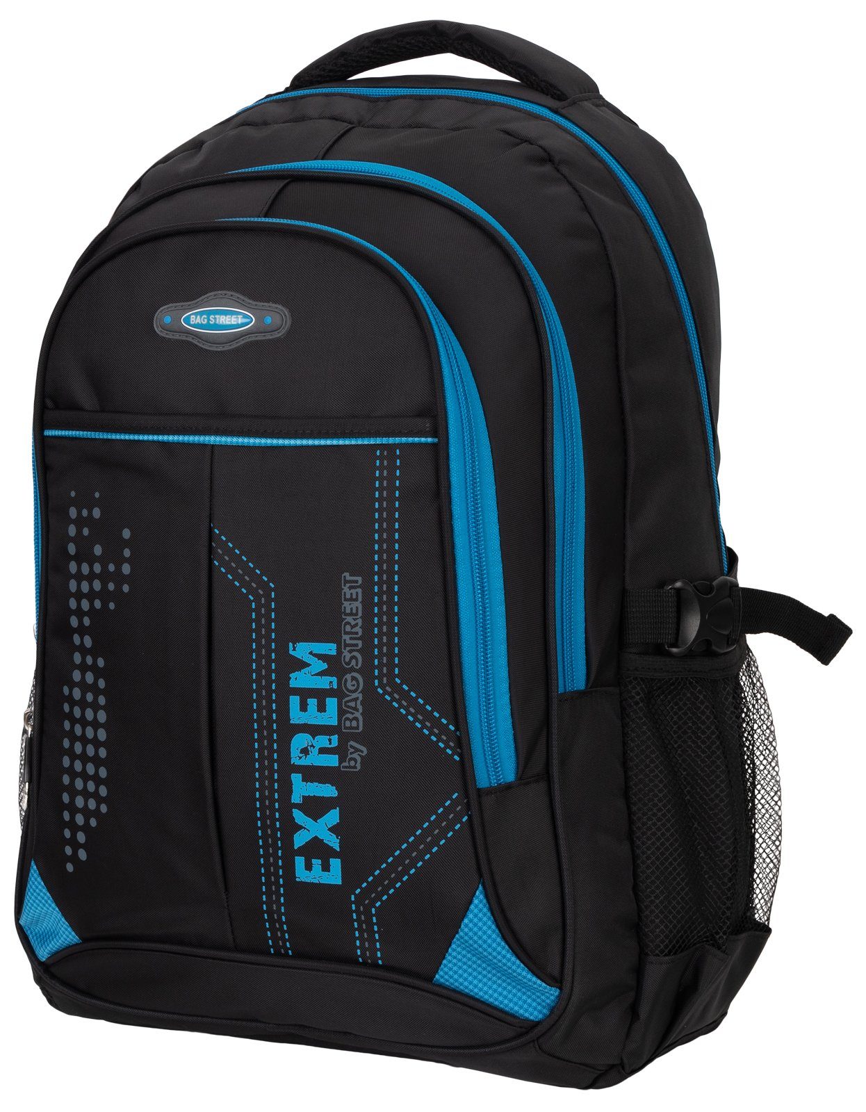 BAG STREET Rucksack Bag Street Rucksack Sport Reisen Arbeit Freizeit Schulrucksack Blau, Freizeitrucksack, Sportrucksack, Businessrucksack – Bild 4 von 5