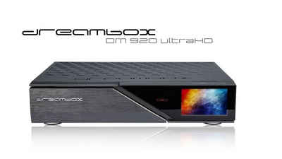 Dreambox Dreambox DM920 UHD 4K E2 Linux PVR Receiver mit 1x Triple Tuner (2x Satellitenreceiver