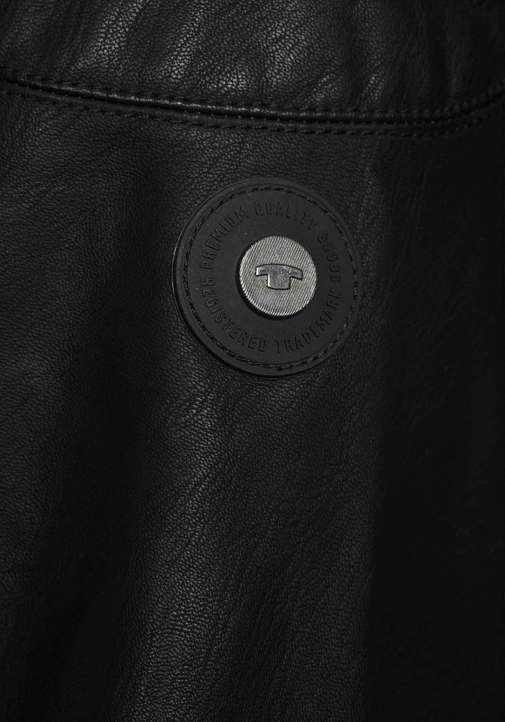 TOM TAILOR Lederimitatjacke mit Stehkragen