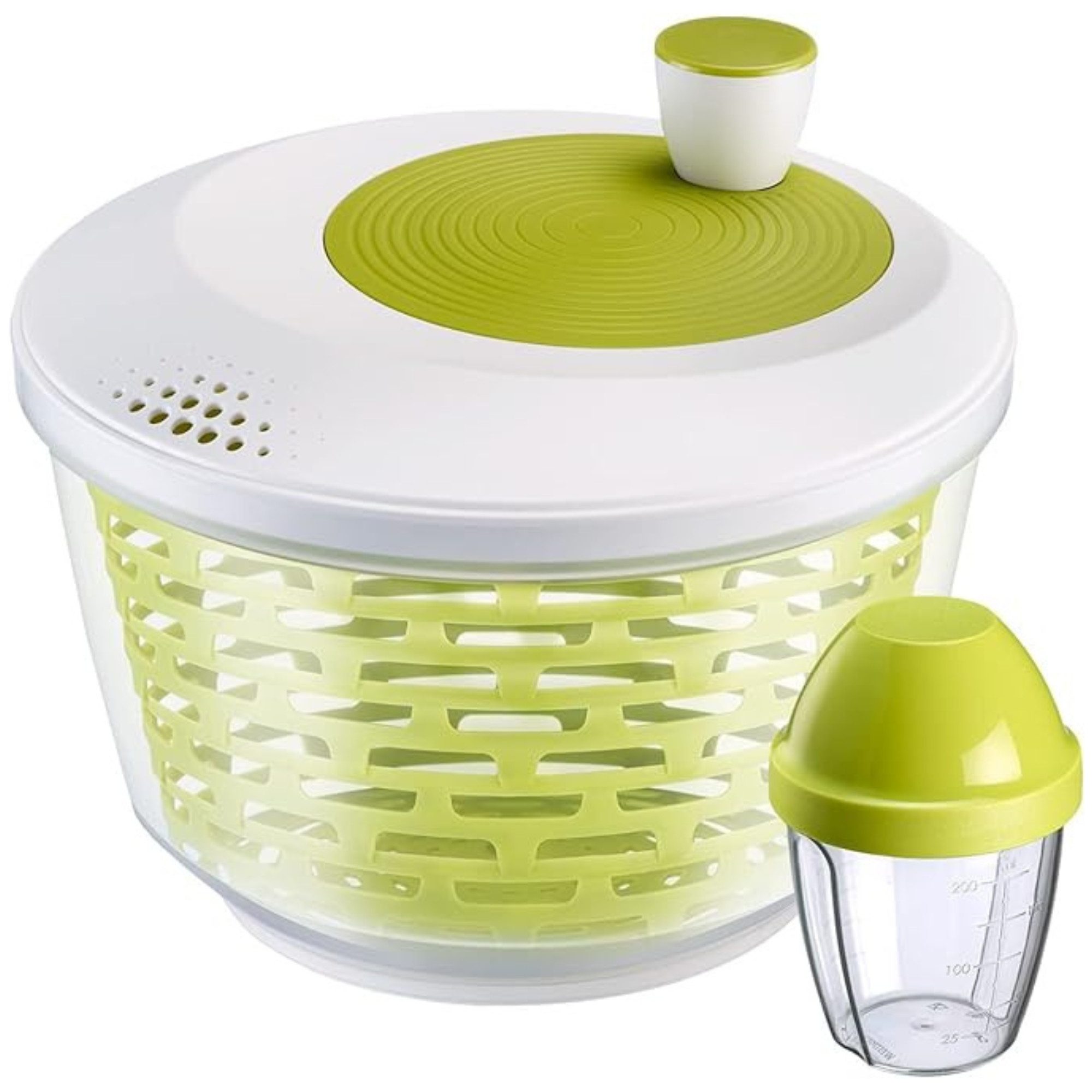 WESTMARK Salatschleuder Set: inkl. 1 Schüttelbecher, 0,25 Liter, Kunststoff, Spinderella