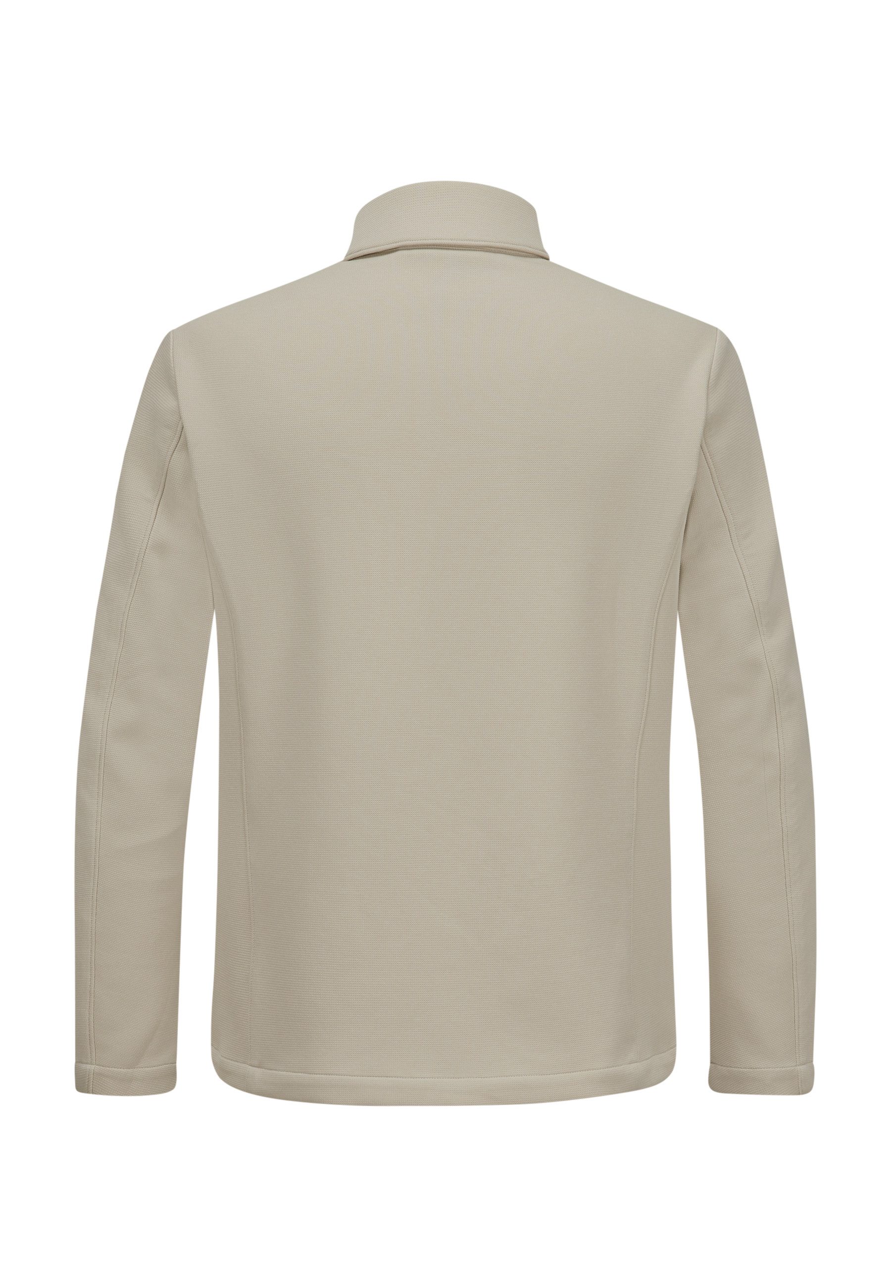 Milestone Hemdjacke MSOhio Herren Overshirt Übergangsjacke klassisch mit Logo Badge