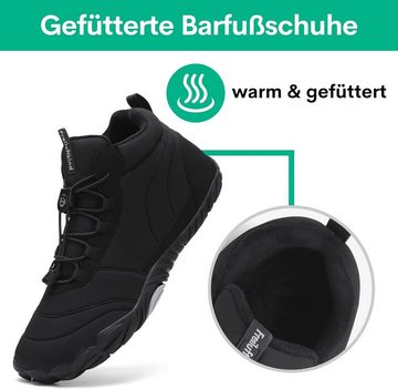 Freiluftkind Das Original - Kepler Barfußschuhe – warm gefüttert Sneaker Schnellverschluss