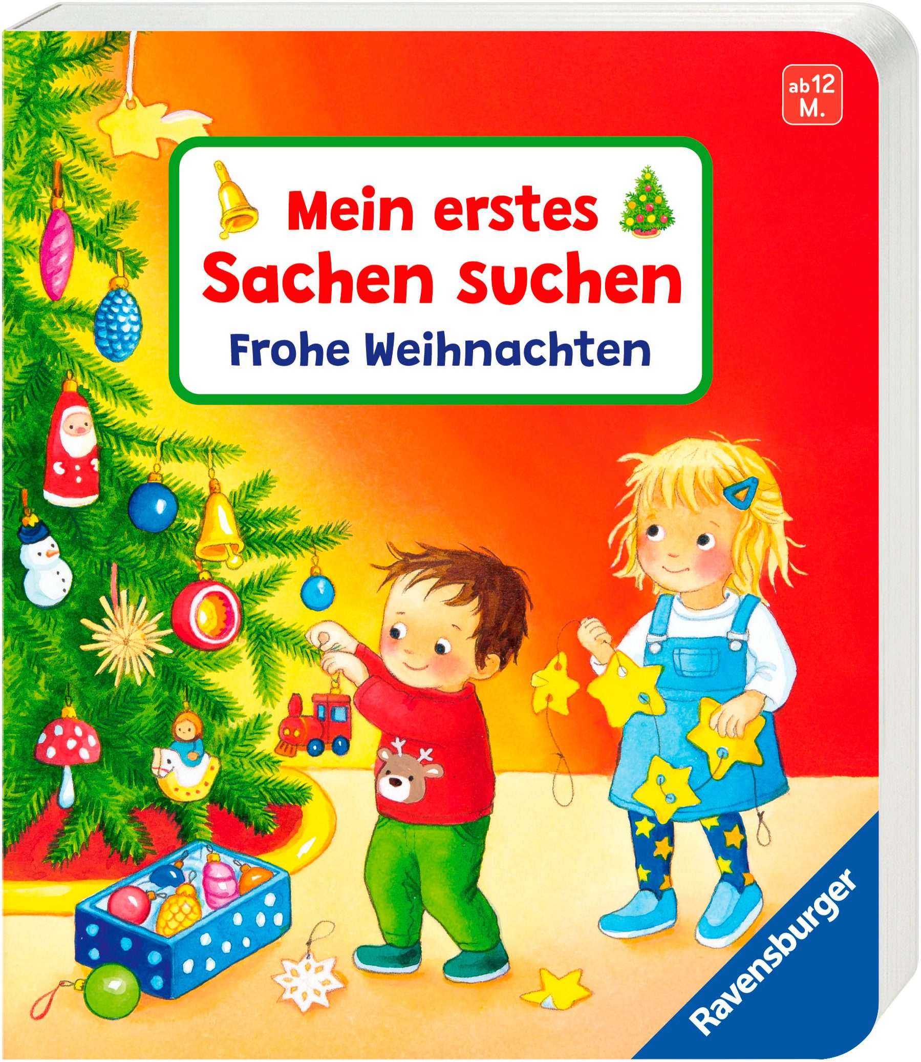 Ravensburger Buch Pappbilderbuch, Mein erstes Sachen suchen: Frohe Weihnachten