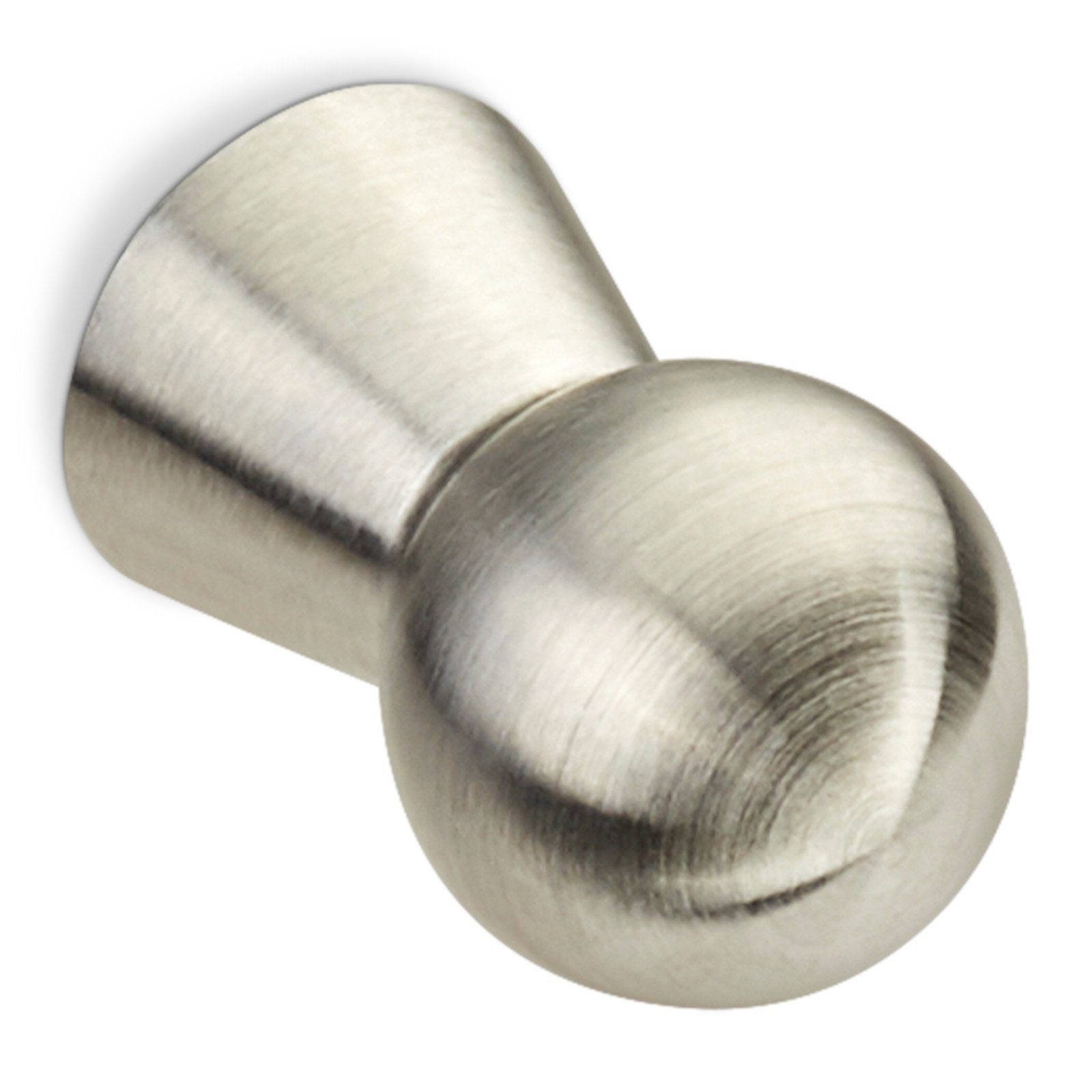 Möbelknopf EK10 Ø 15 - 30 mm Edelstahl gebürstet