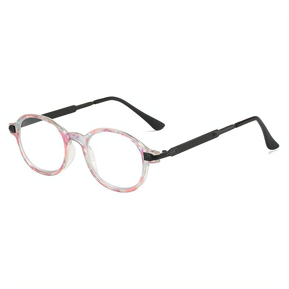 presbyopische PACIEA rosa bedruckte anti Mode Lesebrille Rahmen blaue Gläser