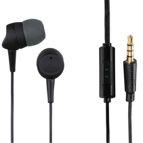 Hama Kopfhörer "Kooky", In-Ear, Mikrofon, Kabelknickschutz In-Ear-Kopfhörer