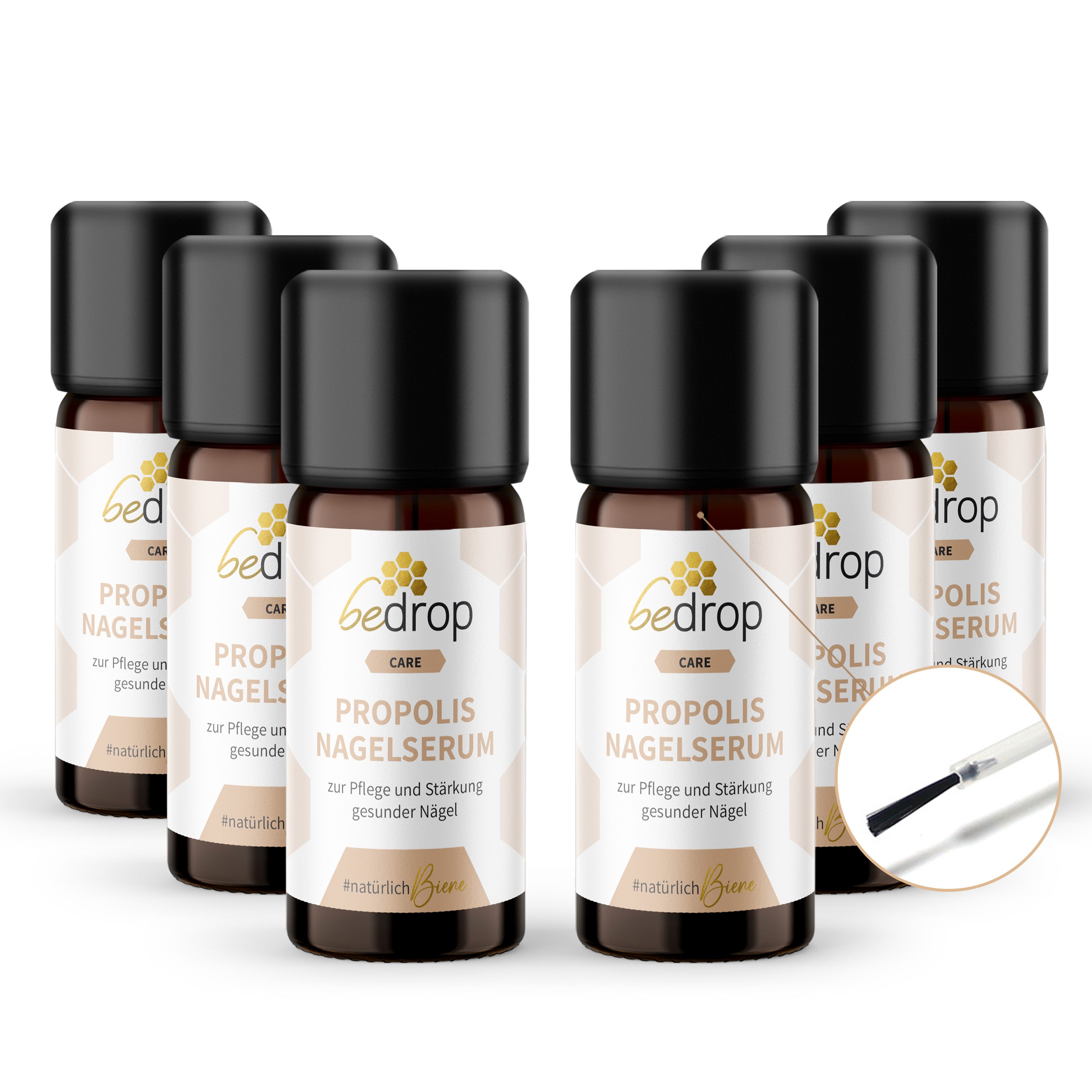 bedrop Nagelpflegeserum Nagelpflege mit hochdosiertem Propolis & 4 ätherischen Оліїn, Zur Unterstützung bei Nagelpilz und Nagelpflege
