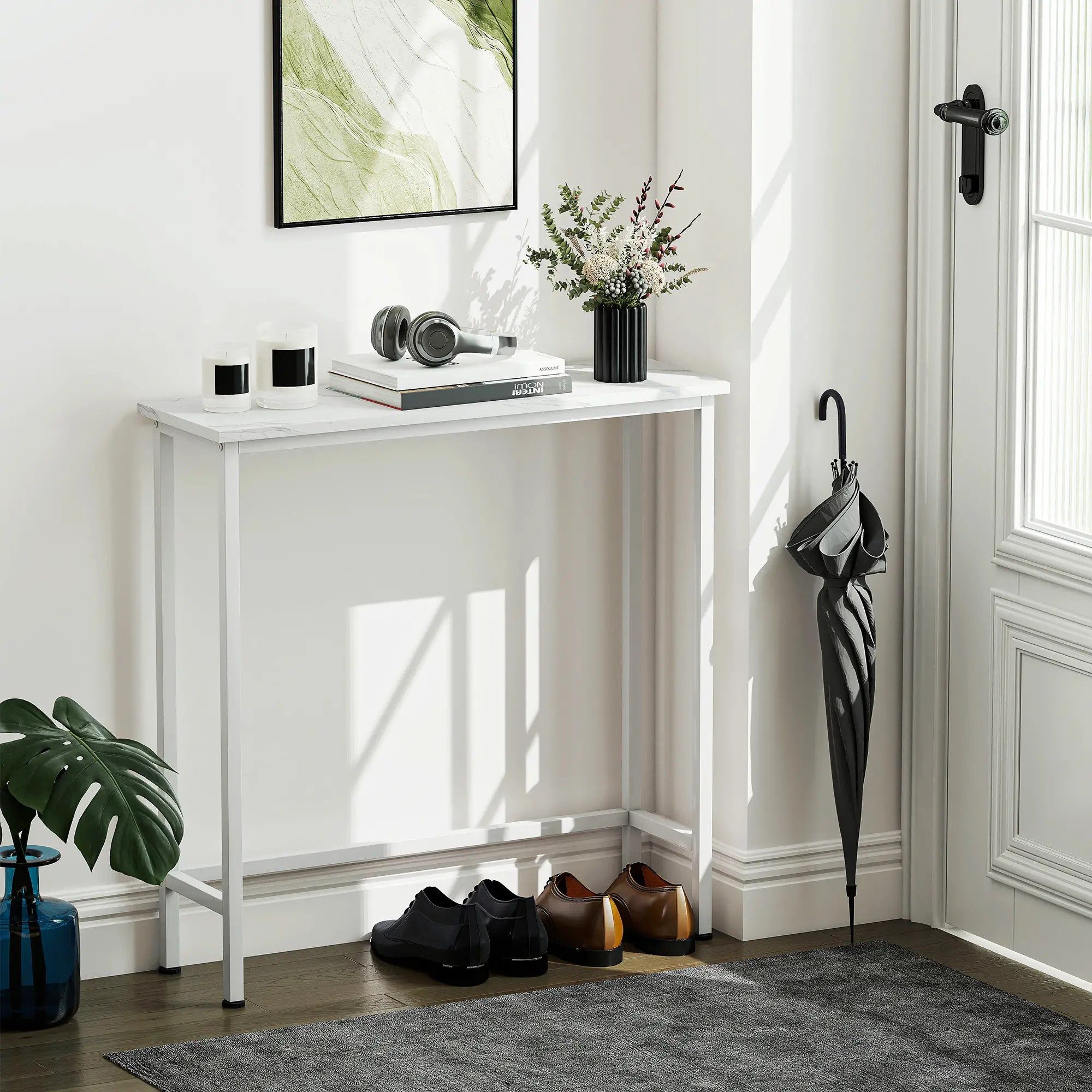BlingBin Konsolentisch Flurkonsole Flurkonsole Mit verstellbaren Füßen (1 S günstig online kaufen