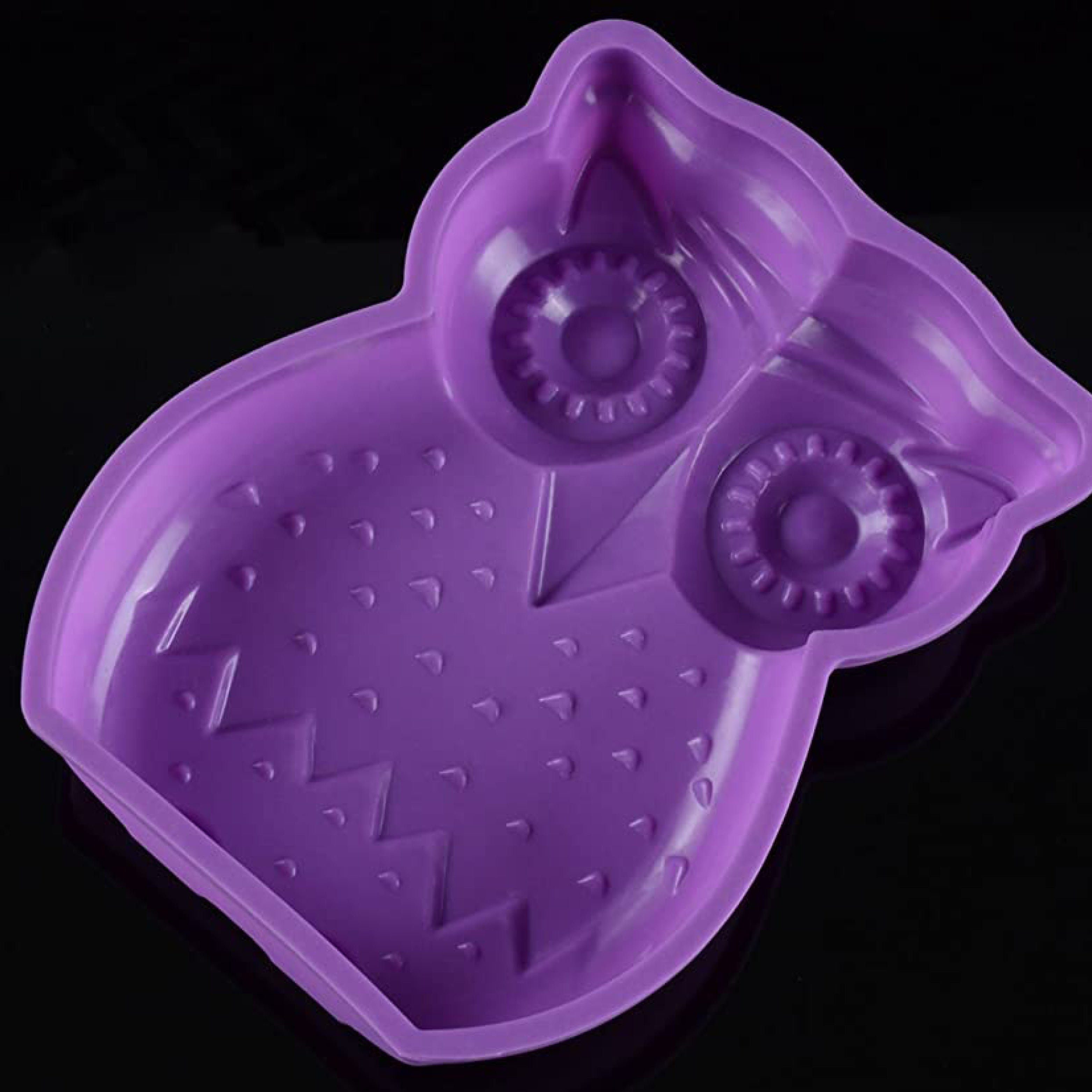 wisefood Backform Silikonform Kuchen Eule - lila 18x15x4cm, (1-tlg)