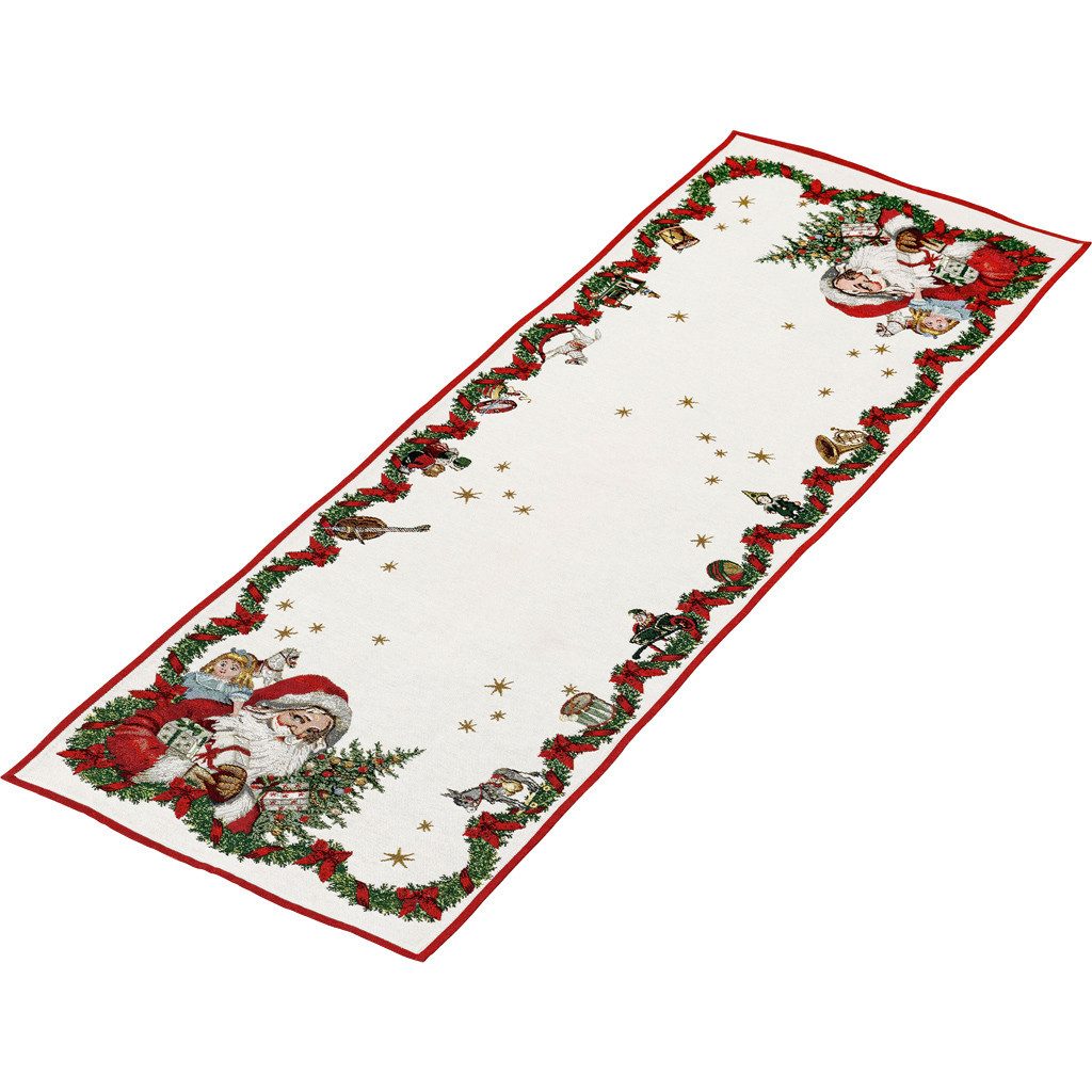 Villeroy & Boch Tischläufer Toy's Fantasy Gobelin Läufer, Santa 49 x 143 cm