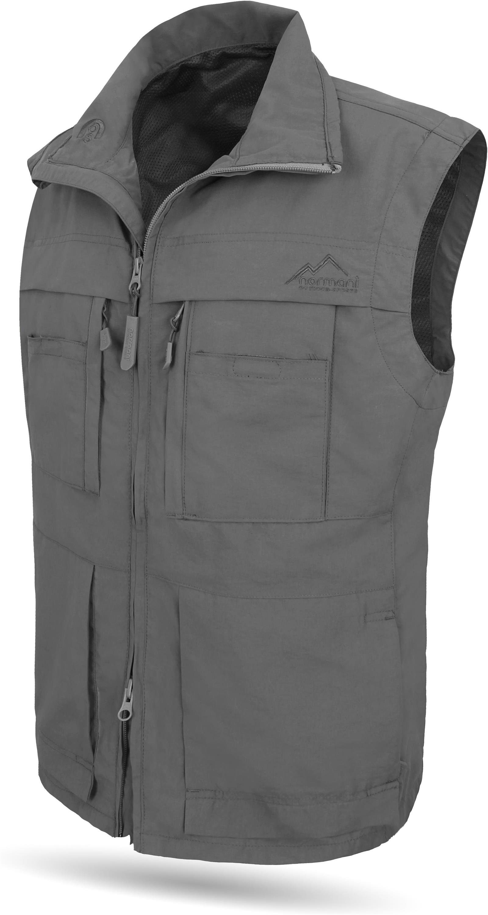normani Funktionsweste Outdoor Weste Oryx Reise Sommerweste Wanderweste Freizeitweste Sonnenschutzfaktor UPF 50+