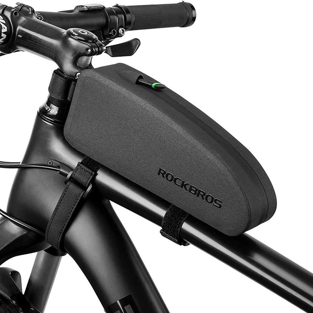 ROCKBROS Fahrradtasche AS-019-1 (Einzelartikel, 1x Fahrradtasche), Schmal, wasserdicht, passend für MTB & Rennrad