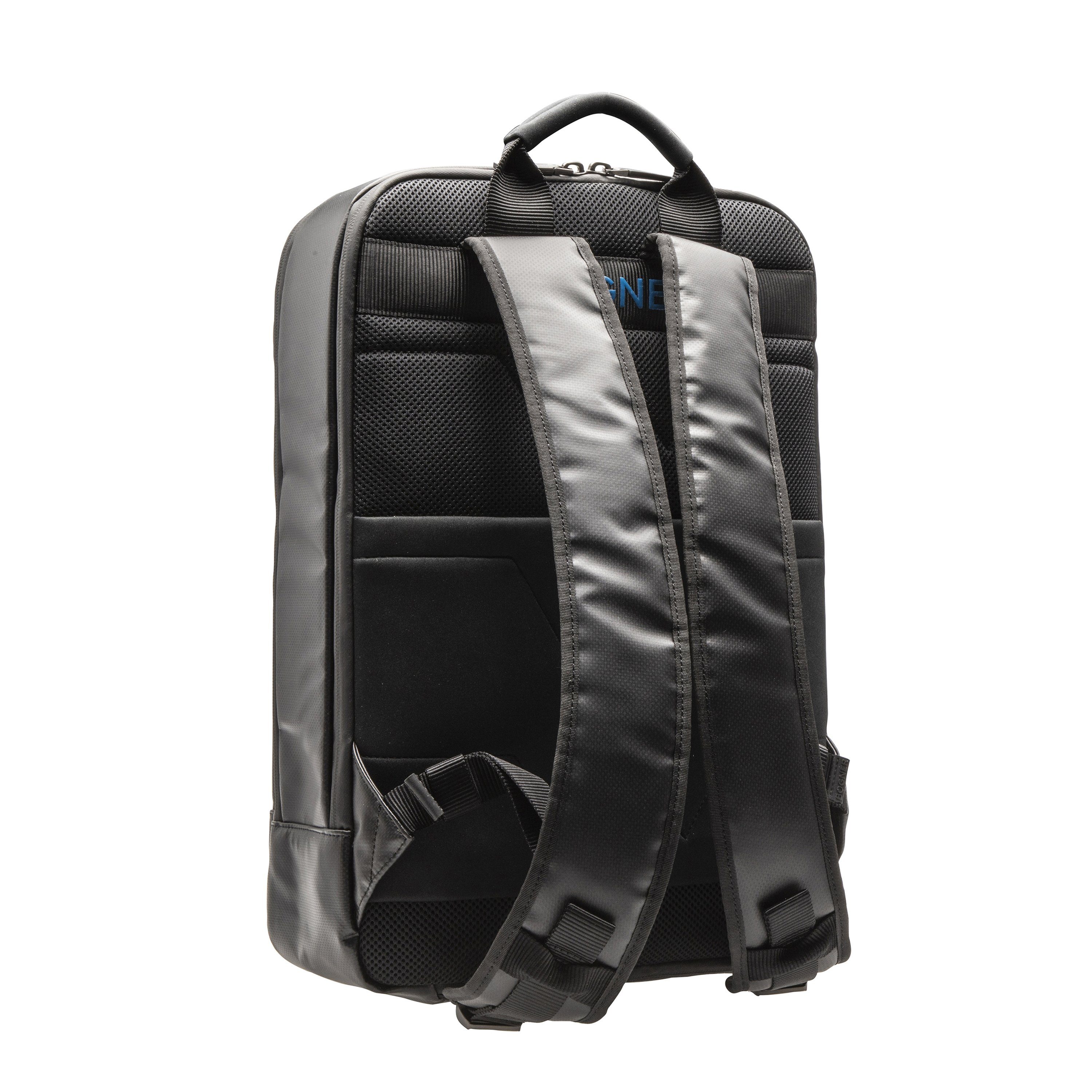 BOGNER laptopfach Rucksack Set), schwarz mit (kein hakuba marvin