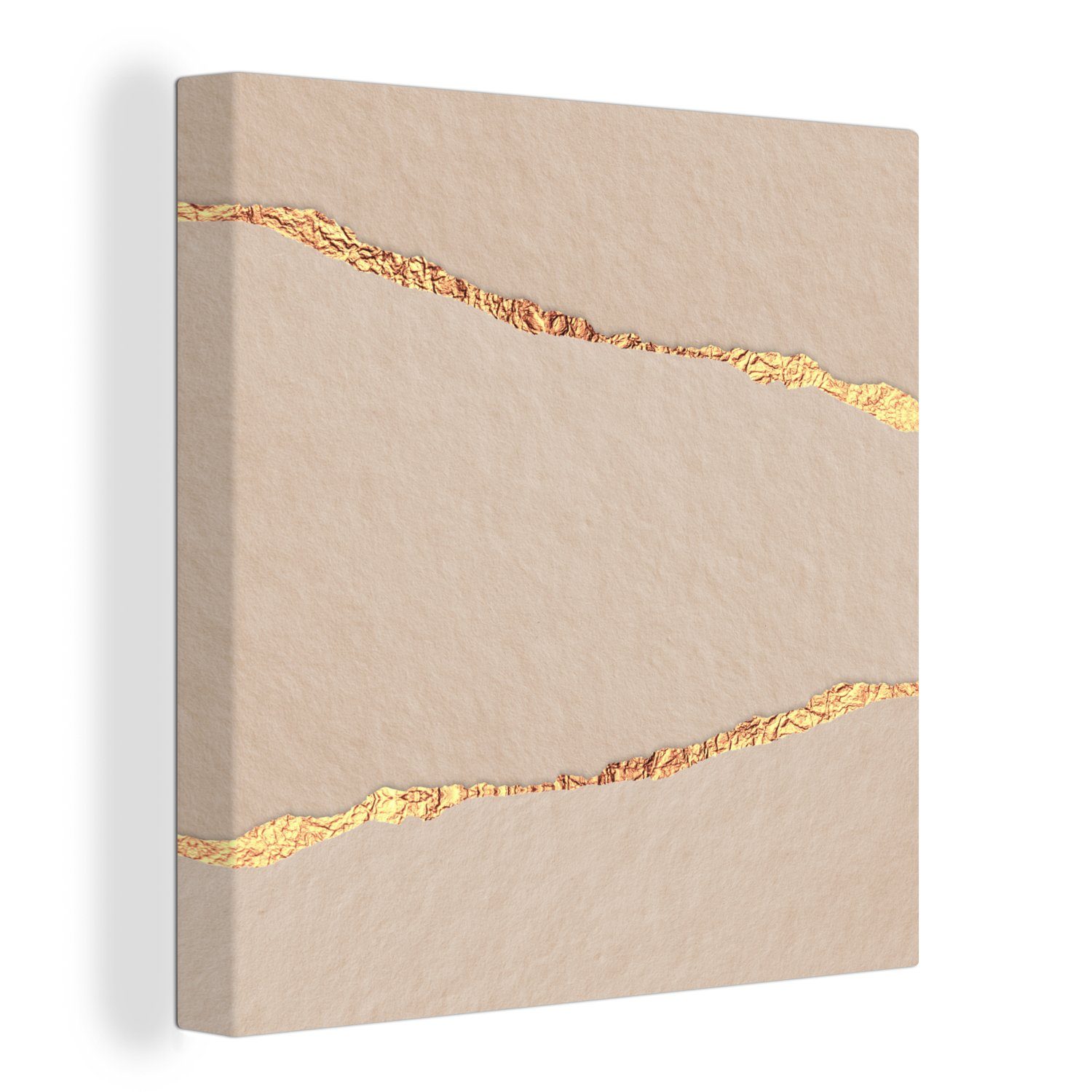 OneMillionCanvasses® Leinwandbild Gold - Glitzer - günstig online kaufen