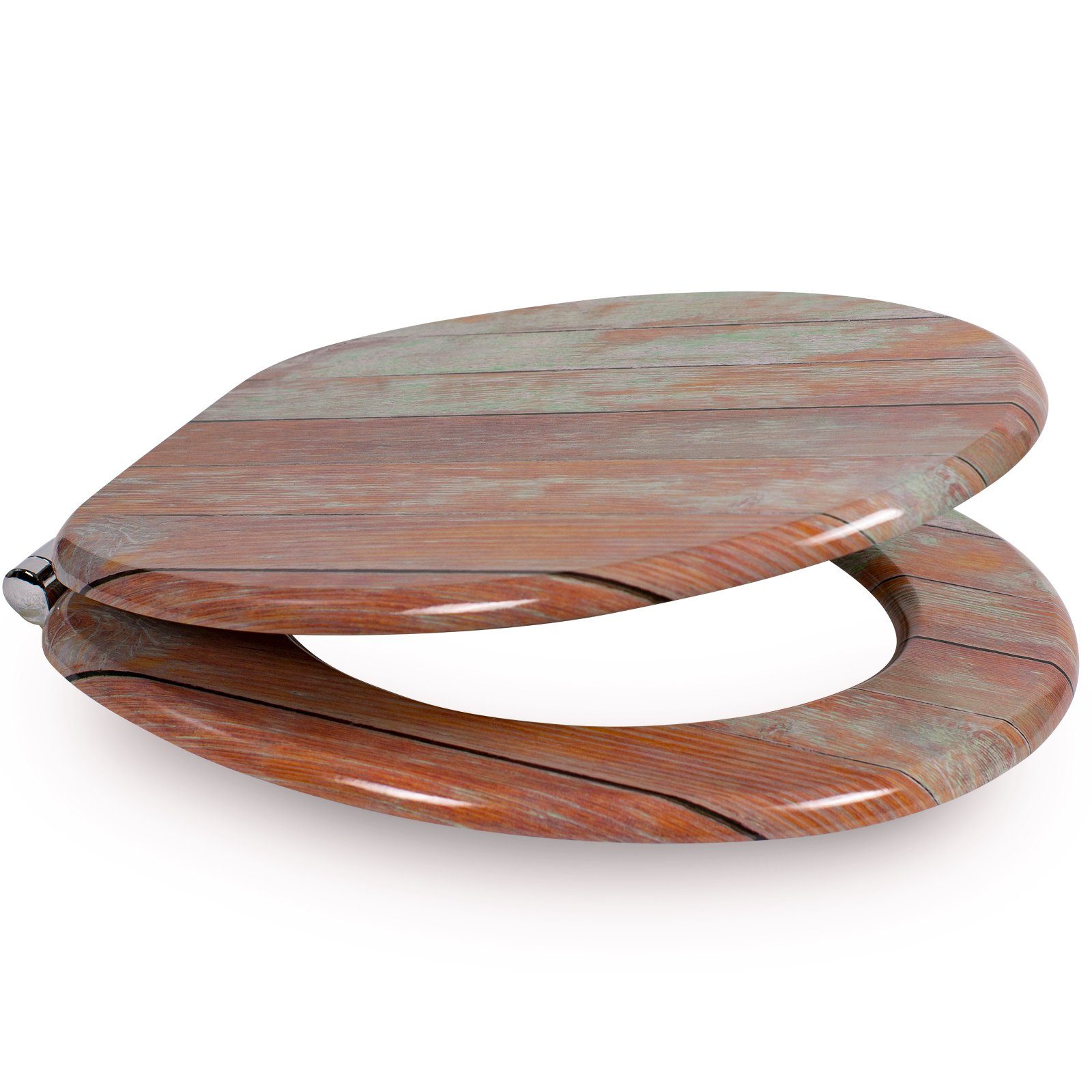 Sanfino WC-Sitz "Blue Wood" Premium Toilettendeckel günstig online kaufen