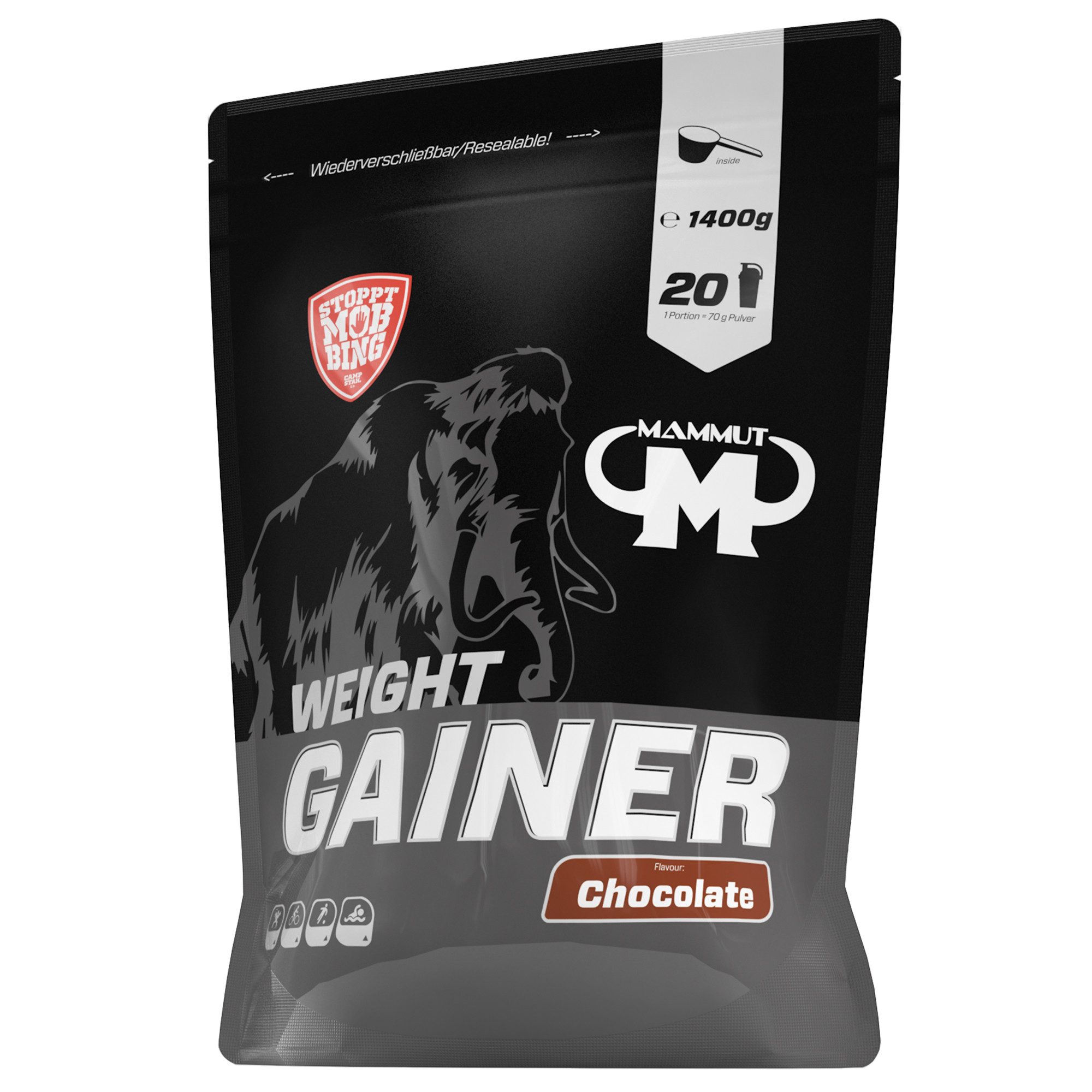 Weight Gainer Crash 5000 - 1400 g Zipp-Beutel Pulver