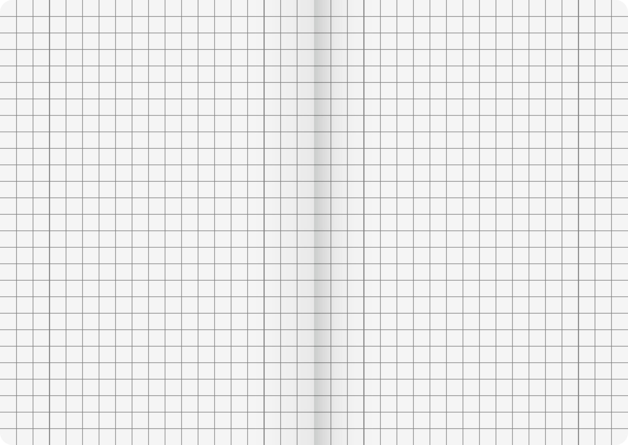 BRUNNEN Schulheft Schulheft Vivendi A5 5 mm kariert Lineatur durchlaufend Randlinie inne