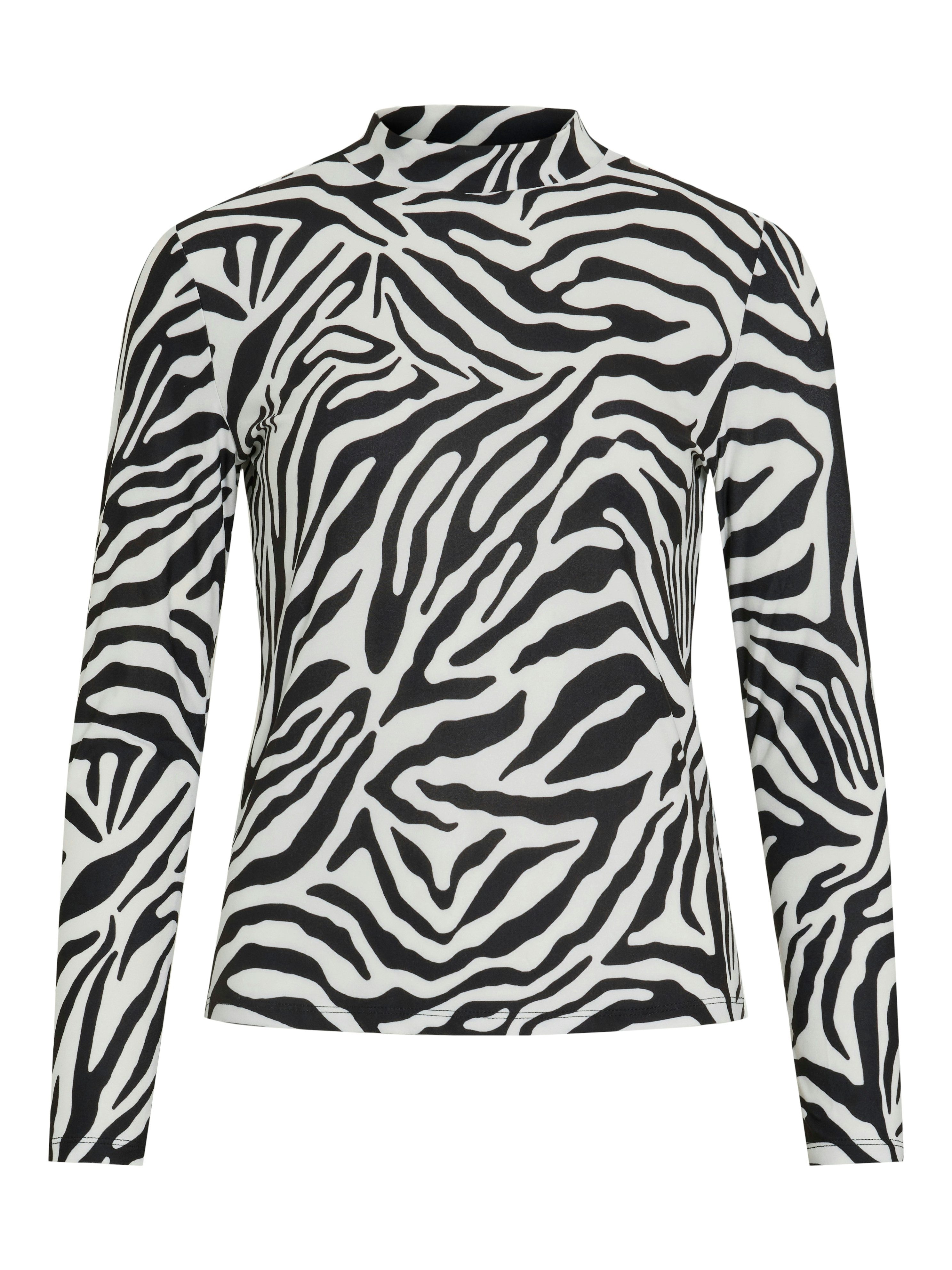 Stehkragenshirt VILEOA L/S ROLLNECK TOP - NOOS