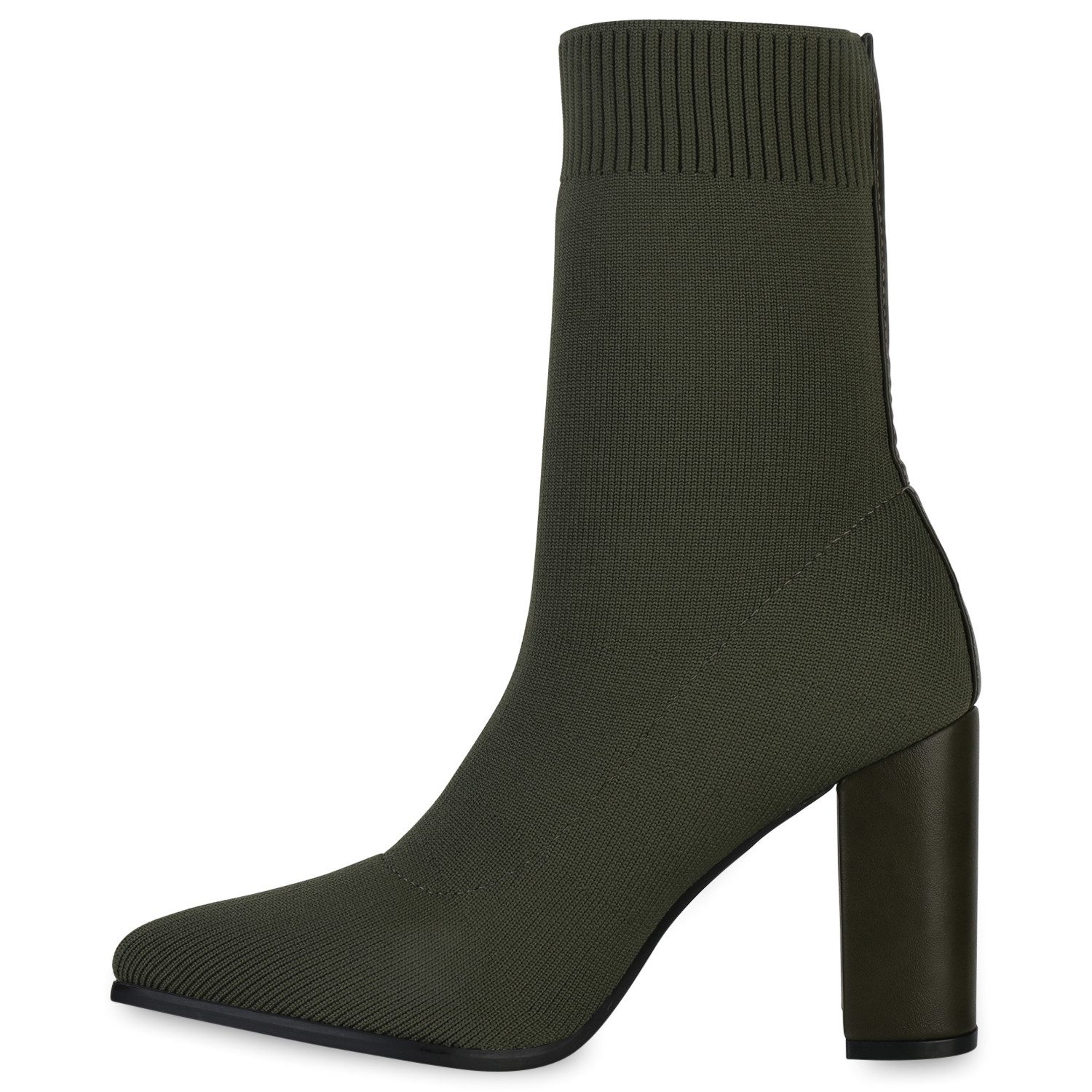 VAN HILL 838159 Schlupfboots Damen Schlupfstiefeletten Stiefeletten Stiefel günstig online kaufen