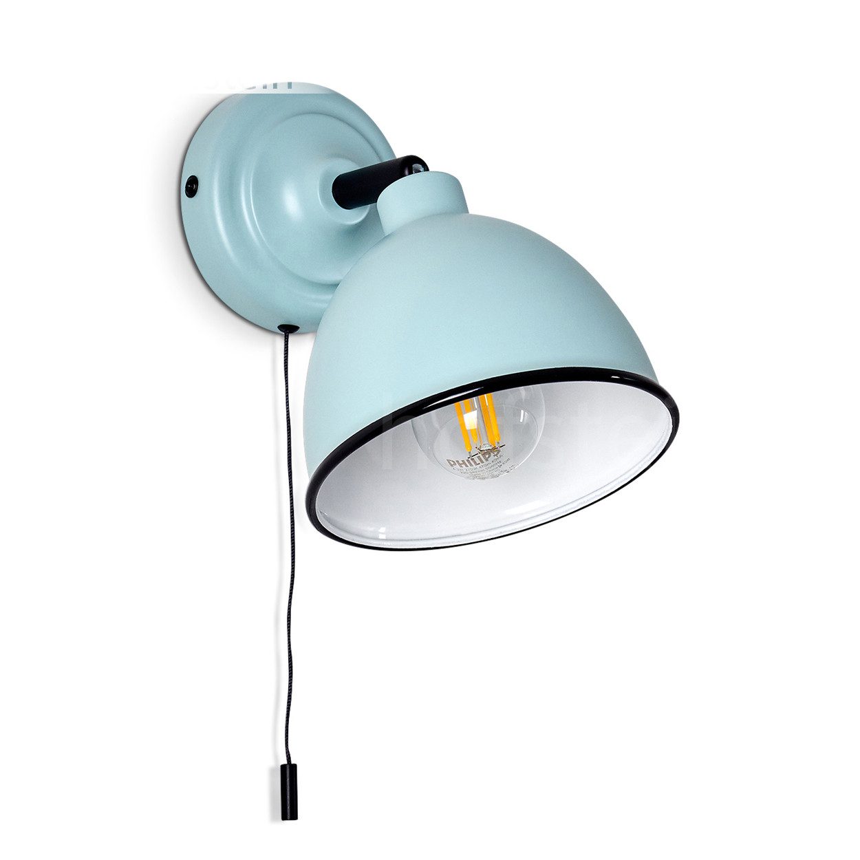 hofstein Wandleuchte »Scerne« verstellbare Wandlampe aus Metall in Türkis/W günstig online kaufen