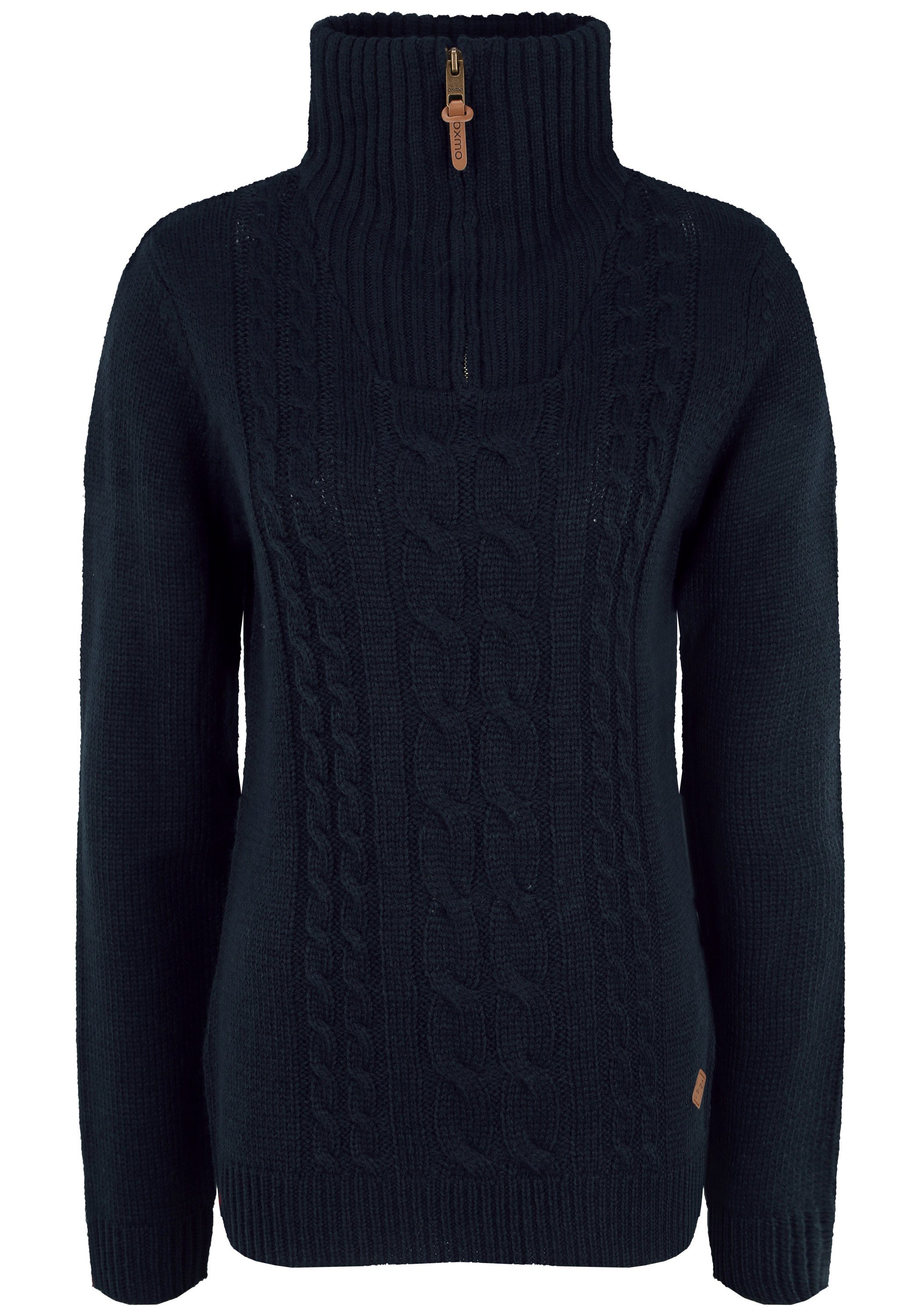 OXMO Strickpullover OXCarry Strickpulli mit Stehkragen günstig online kaufen