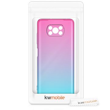 kwmobile Handyhülle Hülle für Xiaomi Poco X3 NFC / Poco X3 Pro, TPU Silikon Handy Schutzhülle Cover Case - Zwei Farben Design