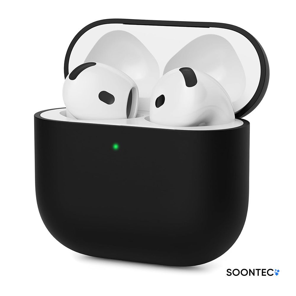 SOONTEC Kopfhörer-Schutzhülle AirPods 4 Case, Silikon