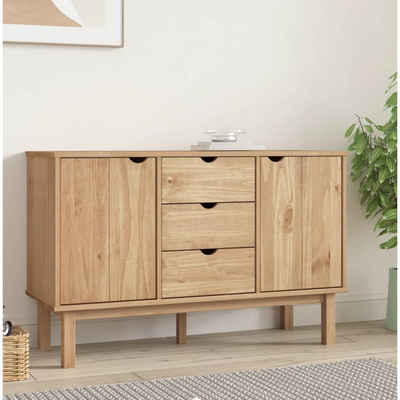 vidaXL Sideboard Sideboard OTTA 113,5x43x73 cm Massivholz Kiefer (1 St)