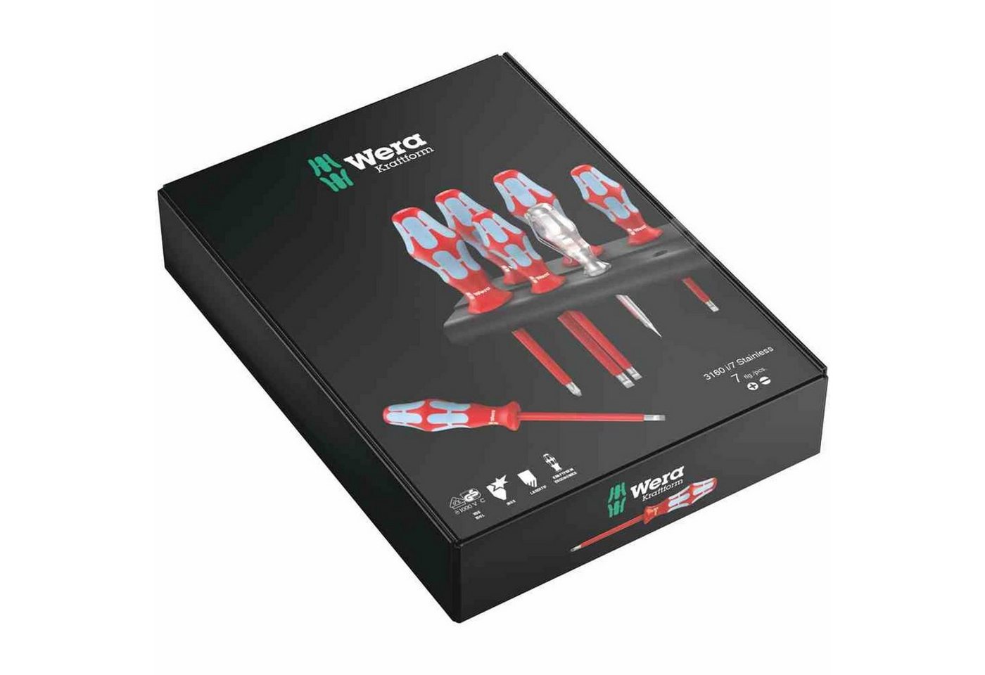 Thumbnail - Wera Schraubendreher Werkzeug-Set, 6tlg, 2xPH, 4xSchlitz