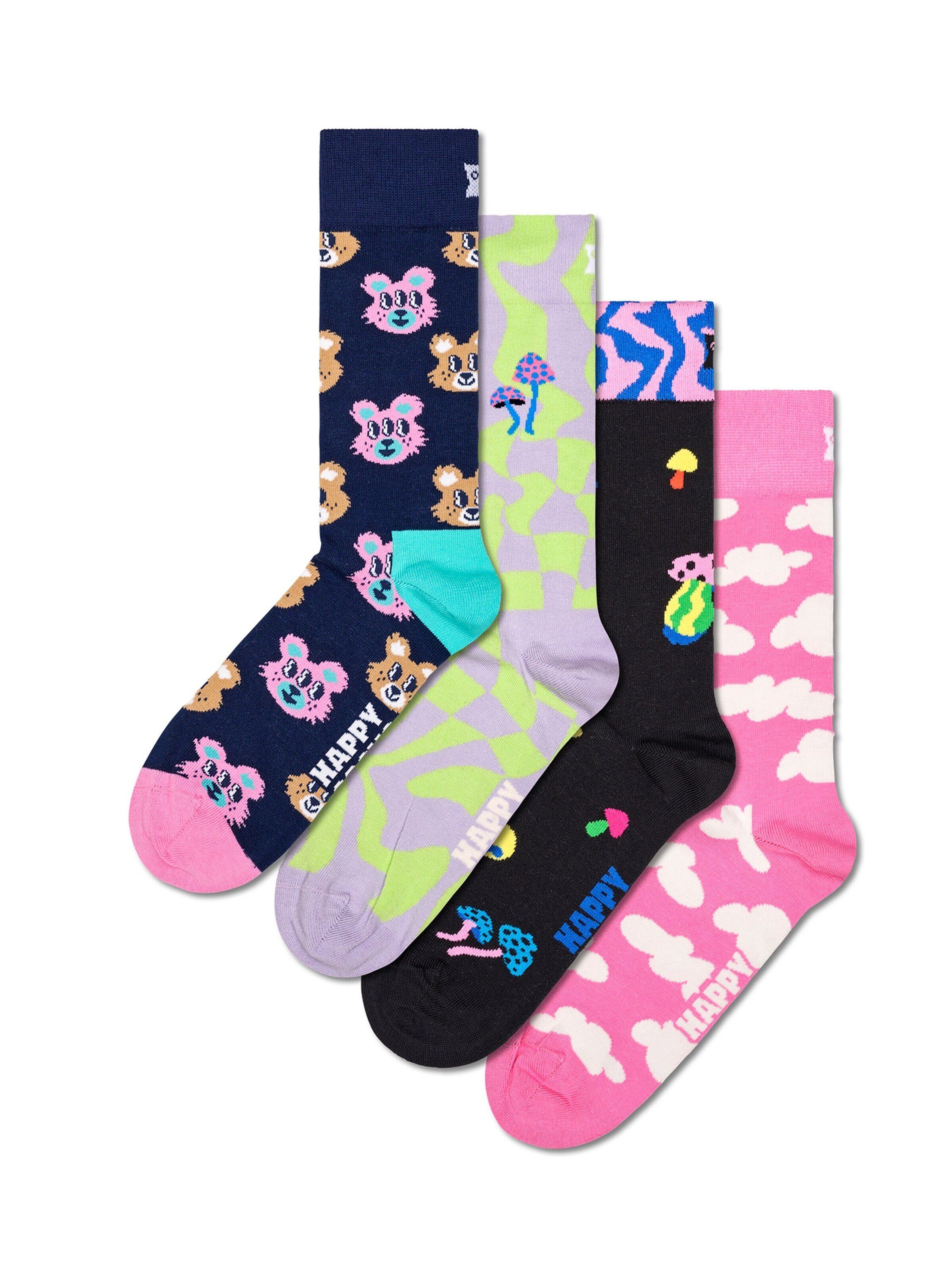 Happy Socks Socken Happy In Wonderland (4-Paar)