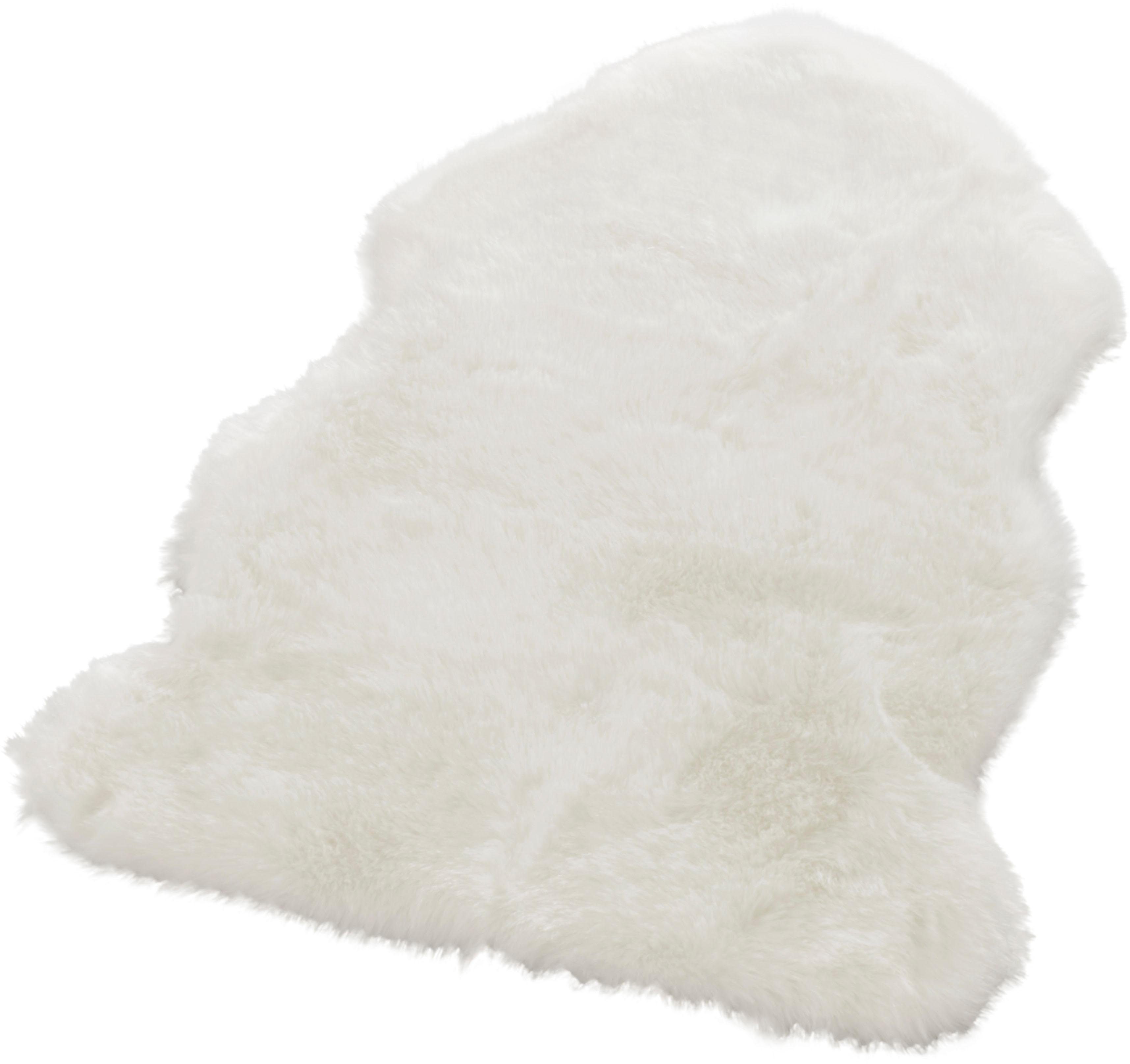 HANSE Home Fellteppich Superior, fellförmig, Höhe: 45 mm, Bettvorleger, 2-Teilig, Kunstfell, Weich, Flokati-Design, Schlafzimmer