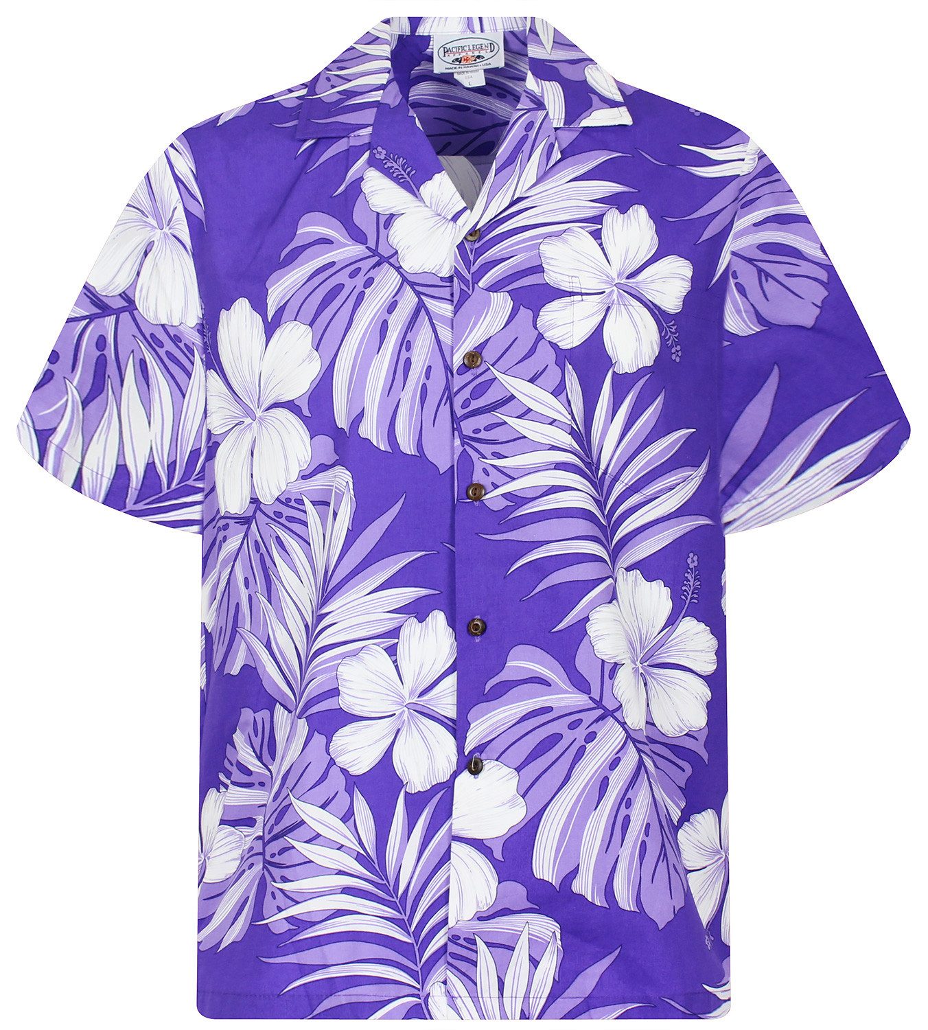 Pacific Legend Hawaiihemd Palmenblätter Original Hawaiihemd günstig online kaufen
