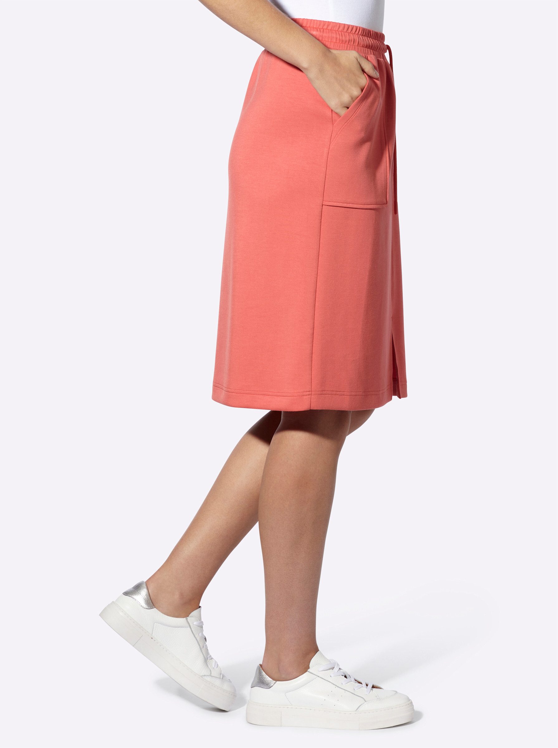 heine A-Linien-Rock Jerseyrock .