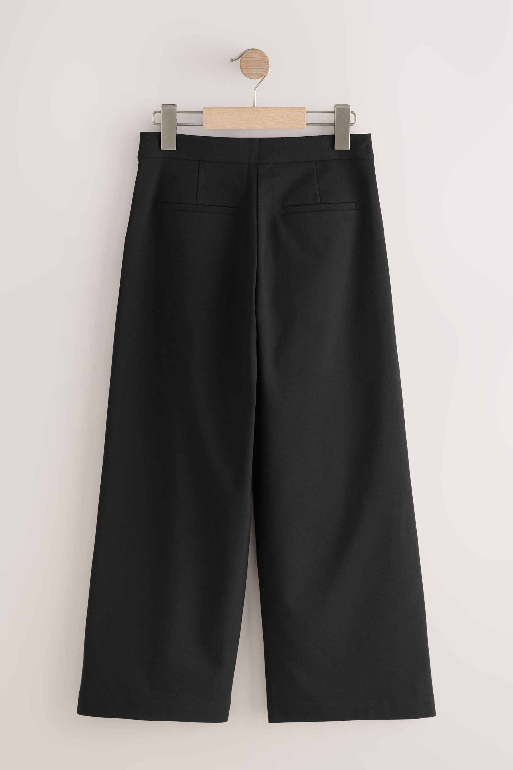 Next Palazzohose Kürzere Hose mit weitem Bein, Senior-Schulhose (1-tlg)